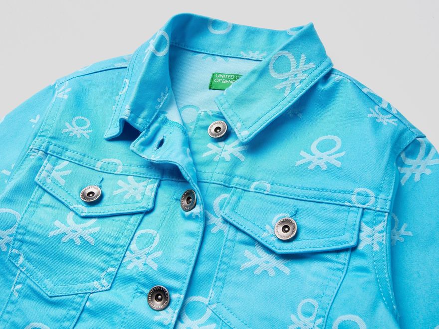 United Colors Of Benetton / Куртка джинсовая для девочки - фото 3
