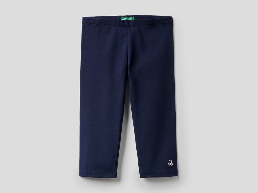 United Colors Of Benetton / Легинсы укороченные для девочки - фото 2