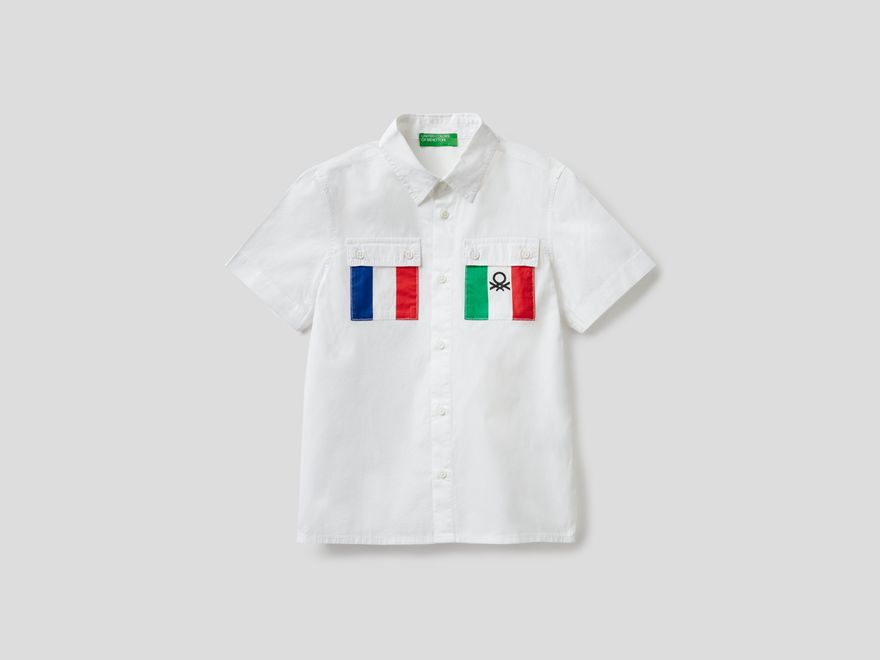 United Colors Of Benetton / Рубашка с коротким рукавом для мальчика