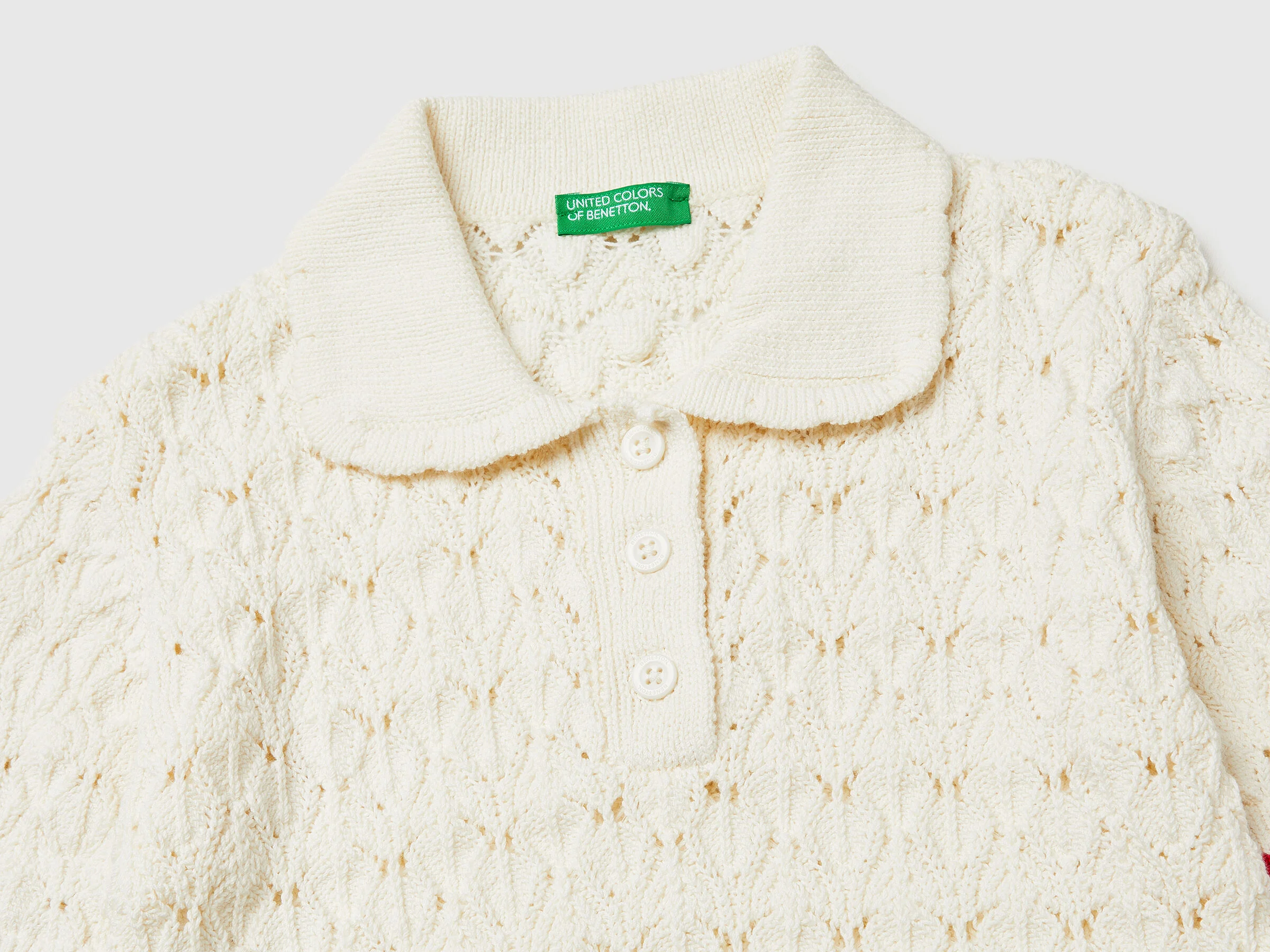 United Colors Of Benetton / Поло для девочки - фото 3