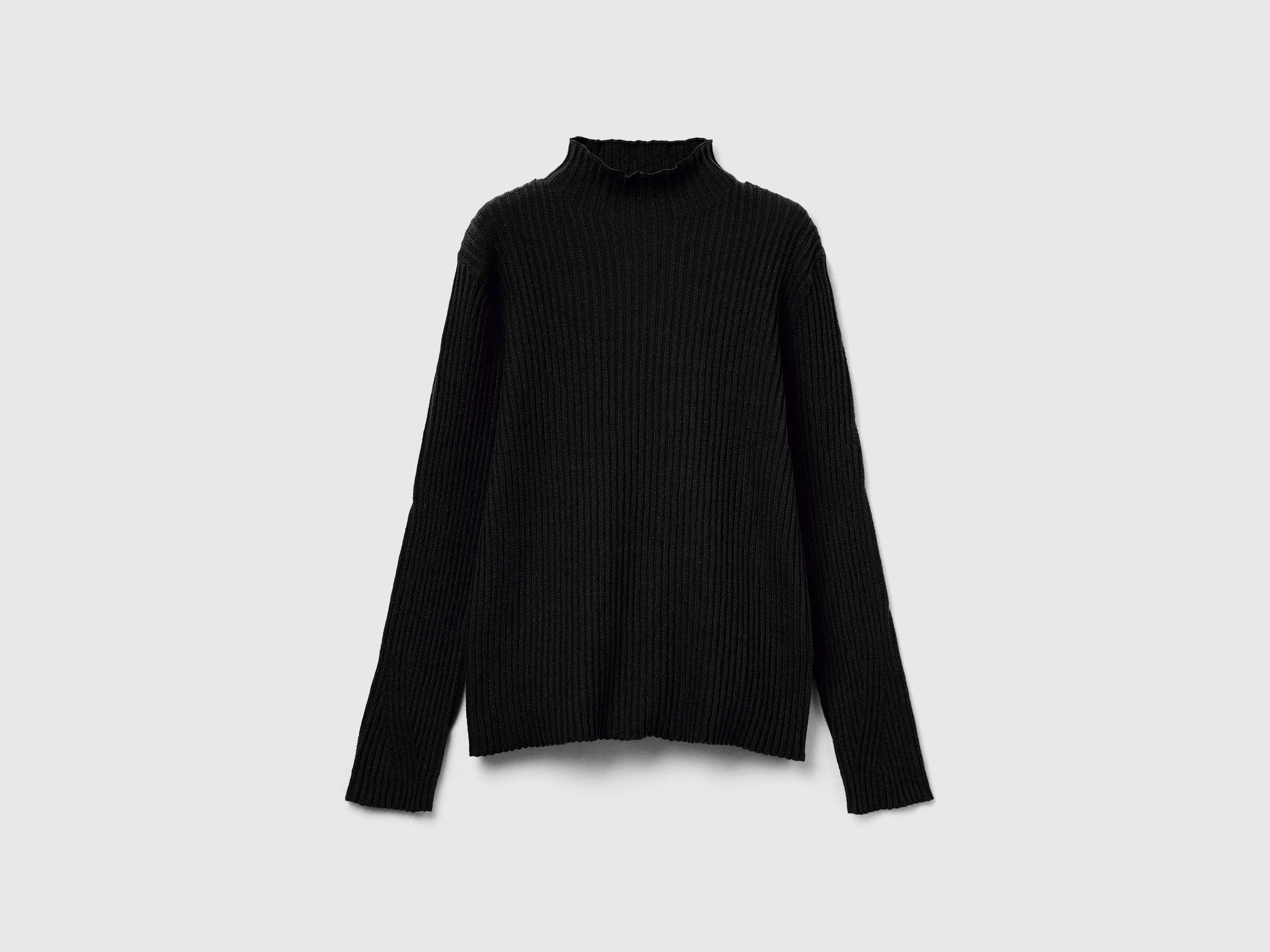 United Colors Of Benetton / Водолазка в рубчик для девочки