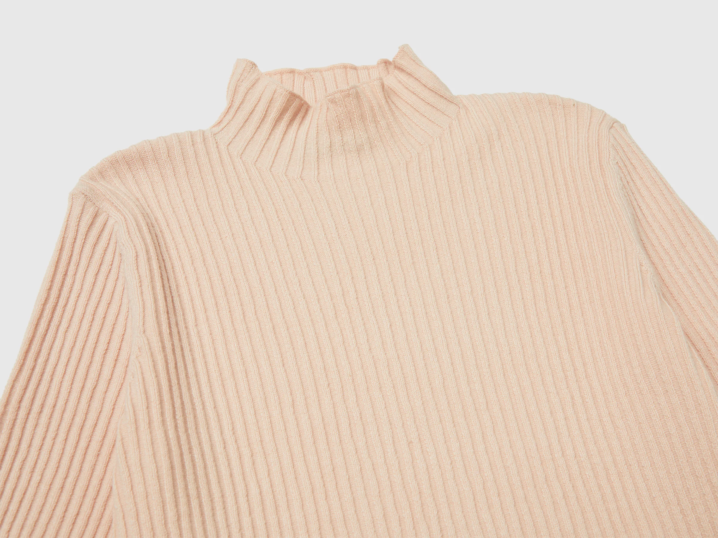 United Colors Of Benetton / Водолазка в рубчик для девочки