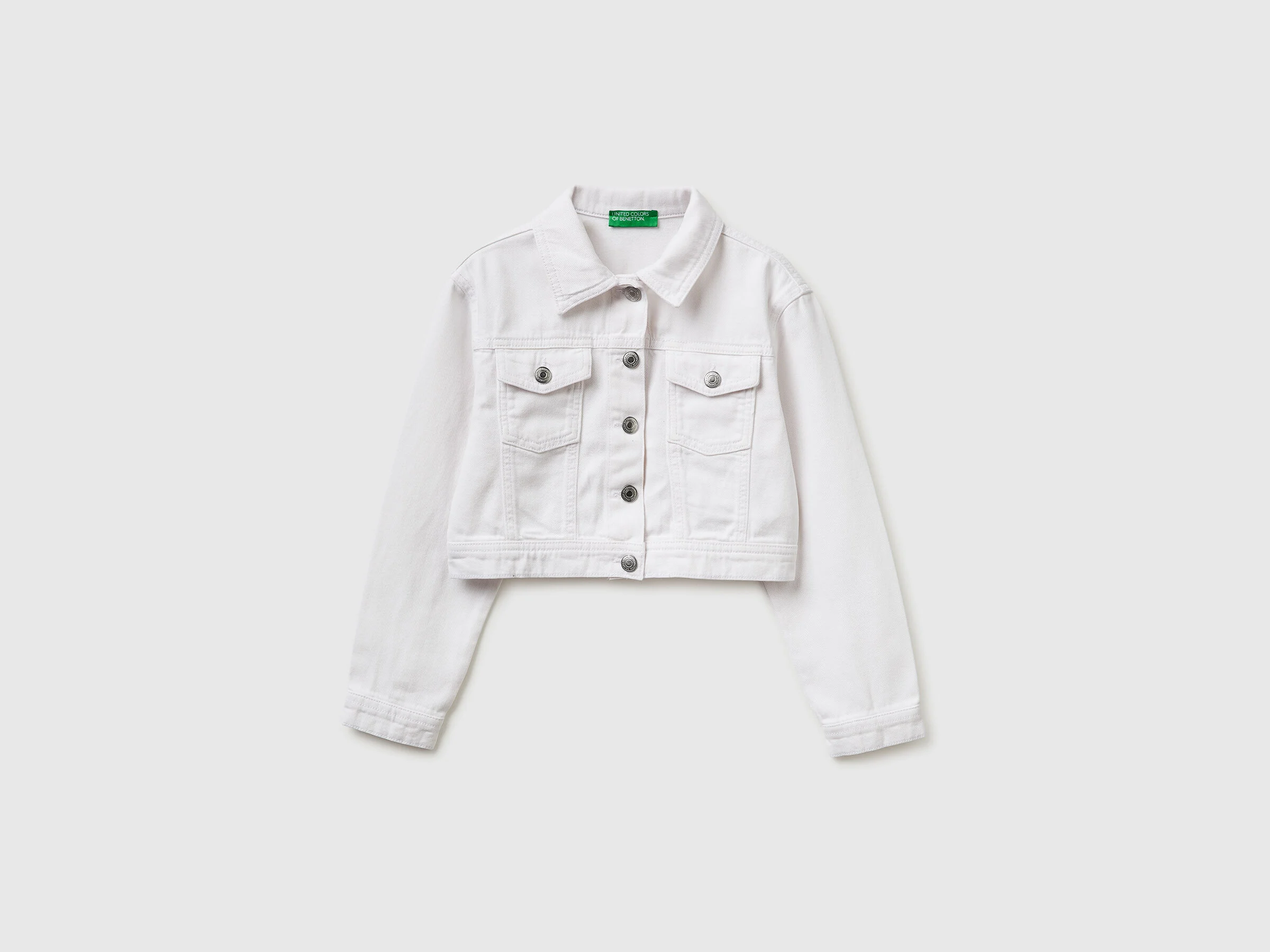 United Colors Of Benetton / Укороченный джинсовый жакет для девочки