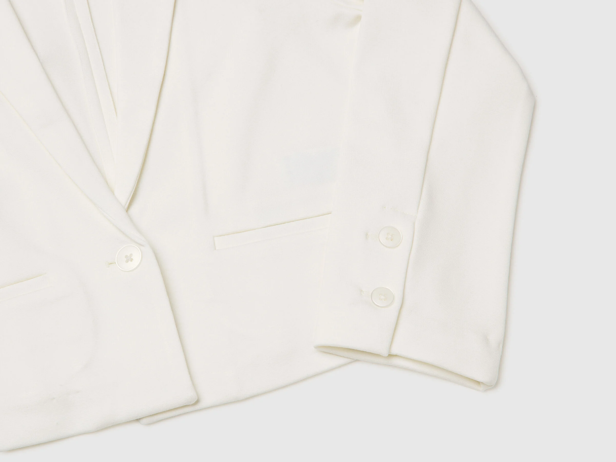 United Colors Of Benetton / Укороченный пиджак для девочки - фото 3