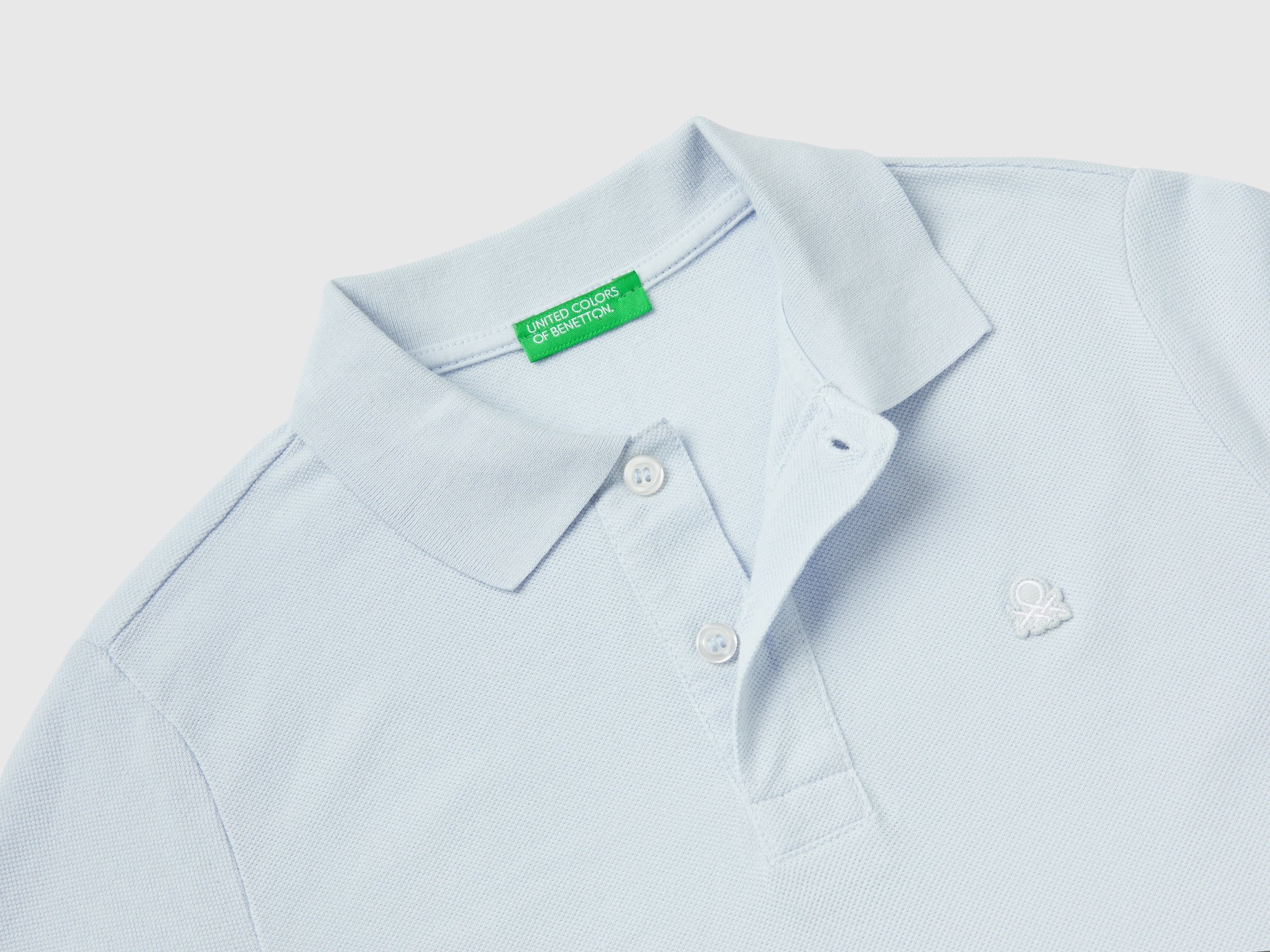 United Colors Of Benetton / Поло из ткани пике с длинным рукавом для мальчика
