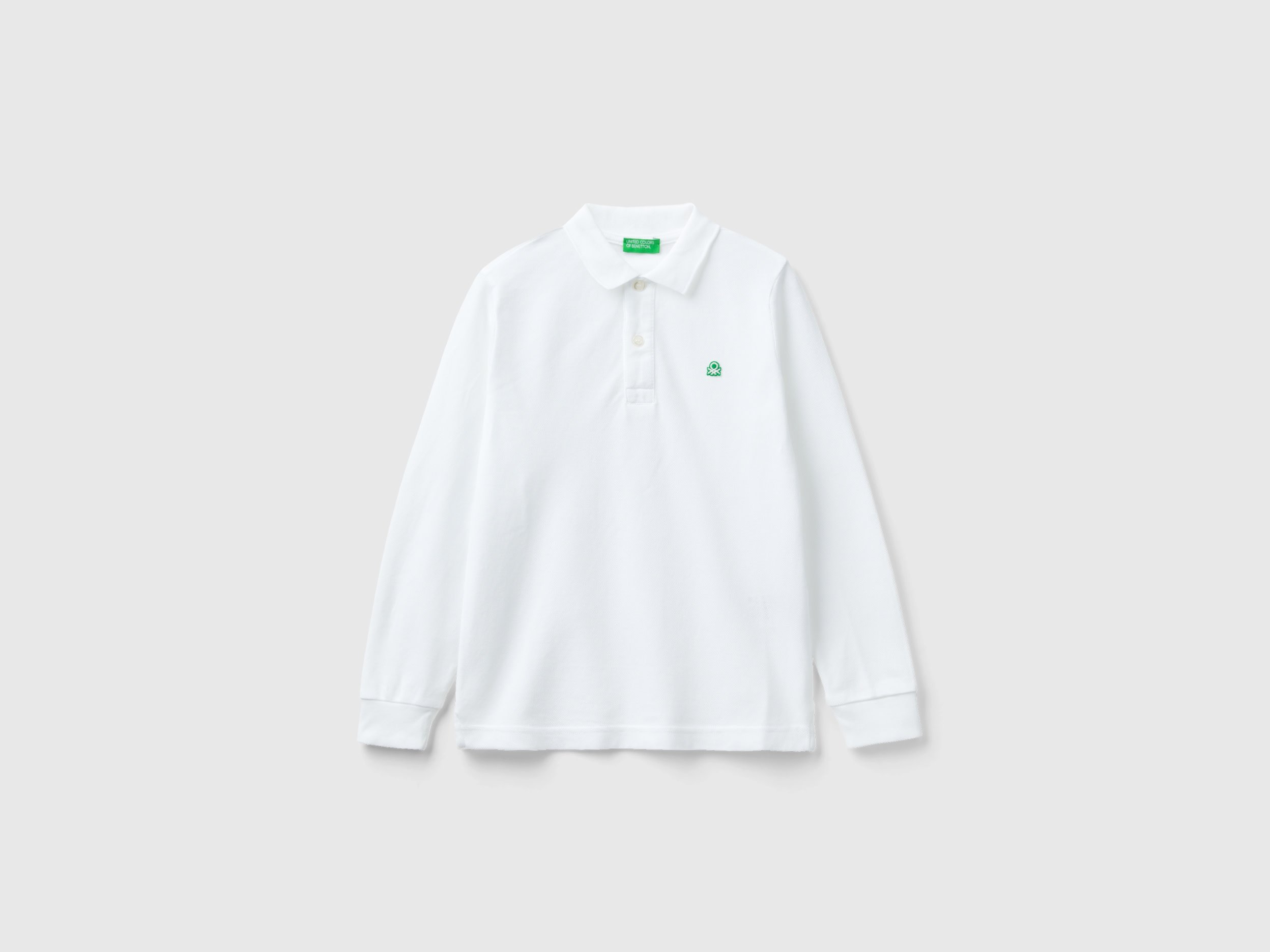 United Colors Of Benetton / Поло из ткани пике с длинным рукавом для мальчика