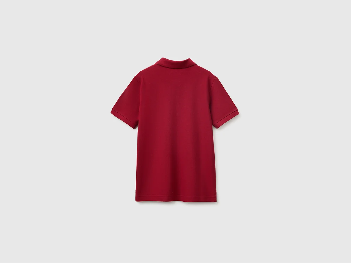United Colors Of Benetton / Поло из ткани пике с коротким рукавом для мальчика - фото 2