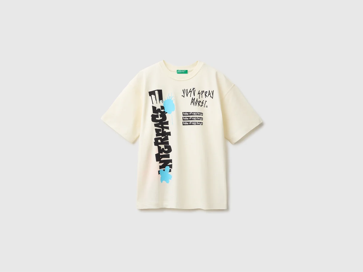United Colors Of Benetton / Футболка с принтом для мальчика
