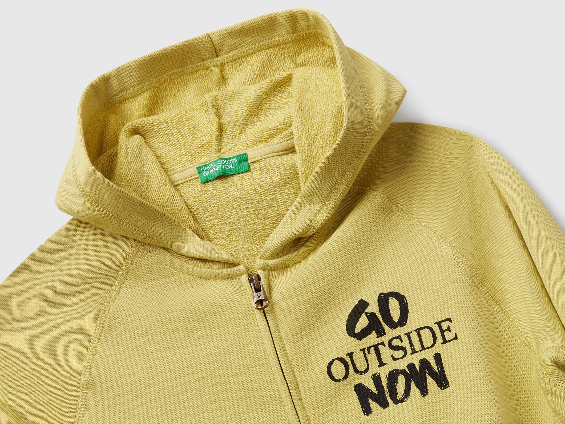 United Colors Of Benetton / Толстовка на молнии с принтом для мальчика