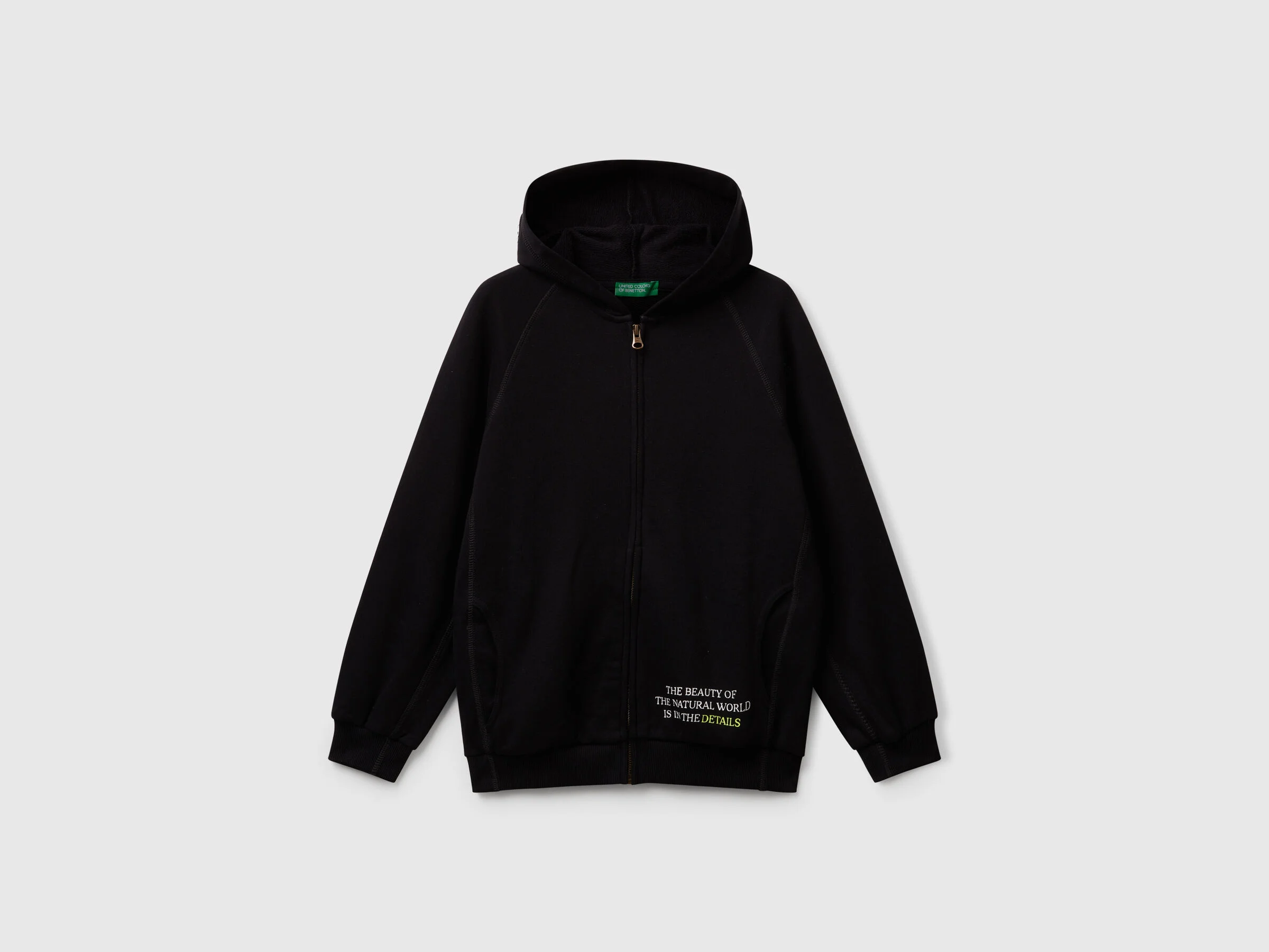 United Colors Of Benetton / Толстовка на молнии с принтом для мальчика