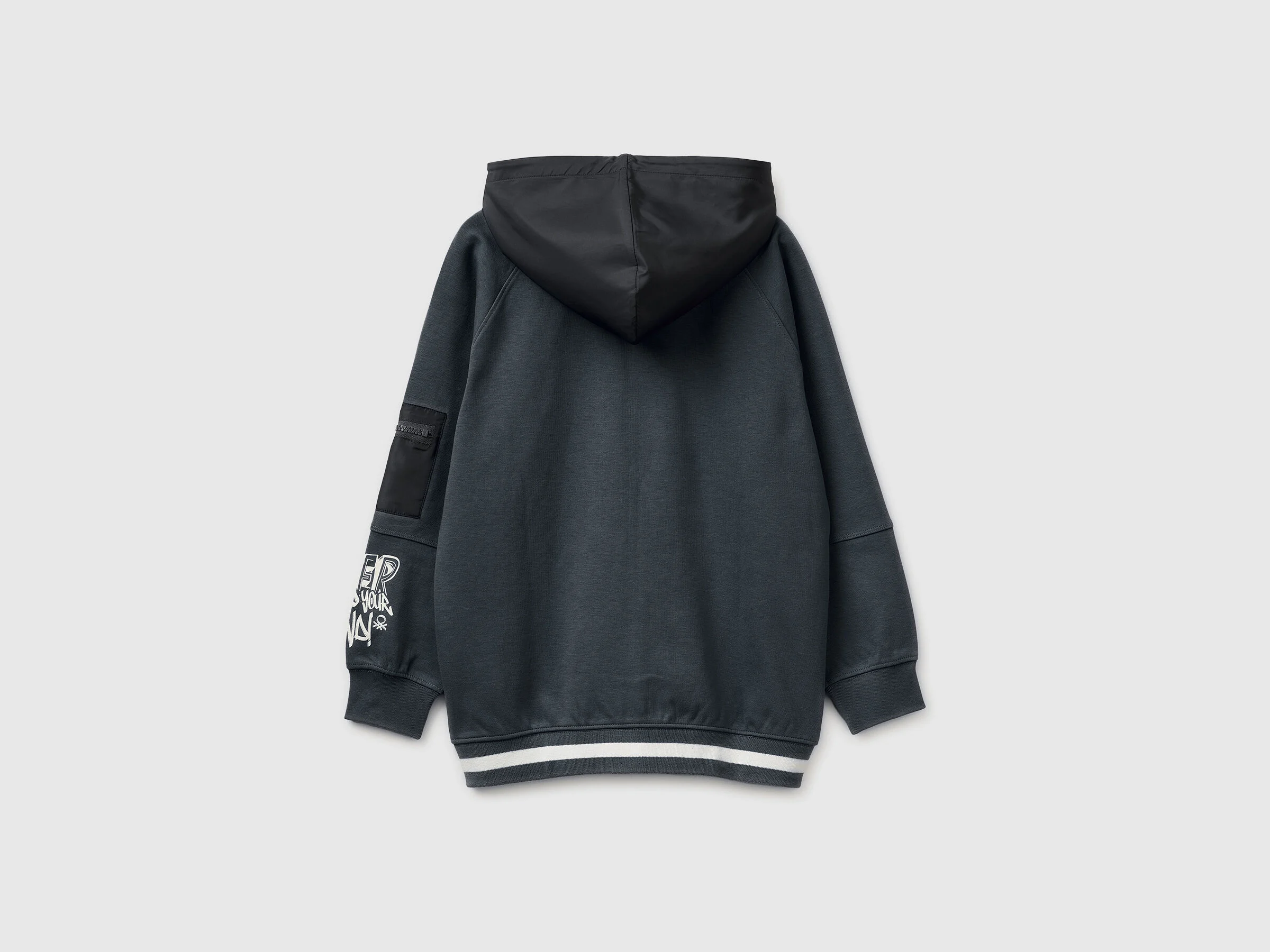 United Colors Of Benetton / Толстовка на молнии с принтом для мальчика - фото 3