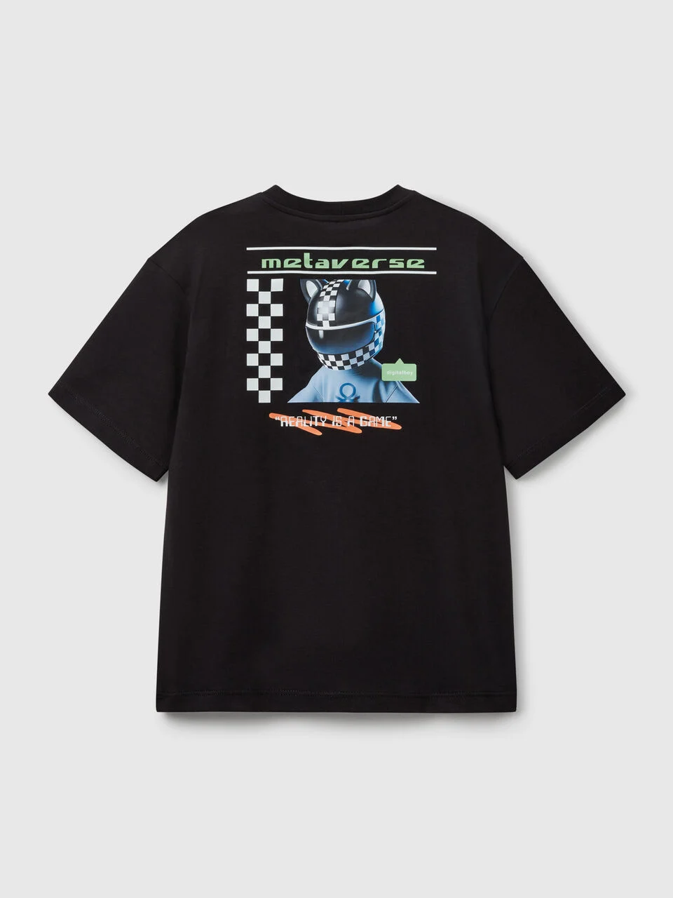 United Colors Of Benetton / Футболка с принтом на спине для мальчика