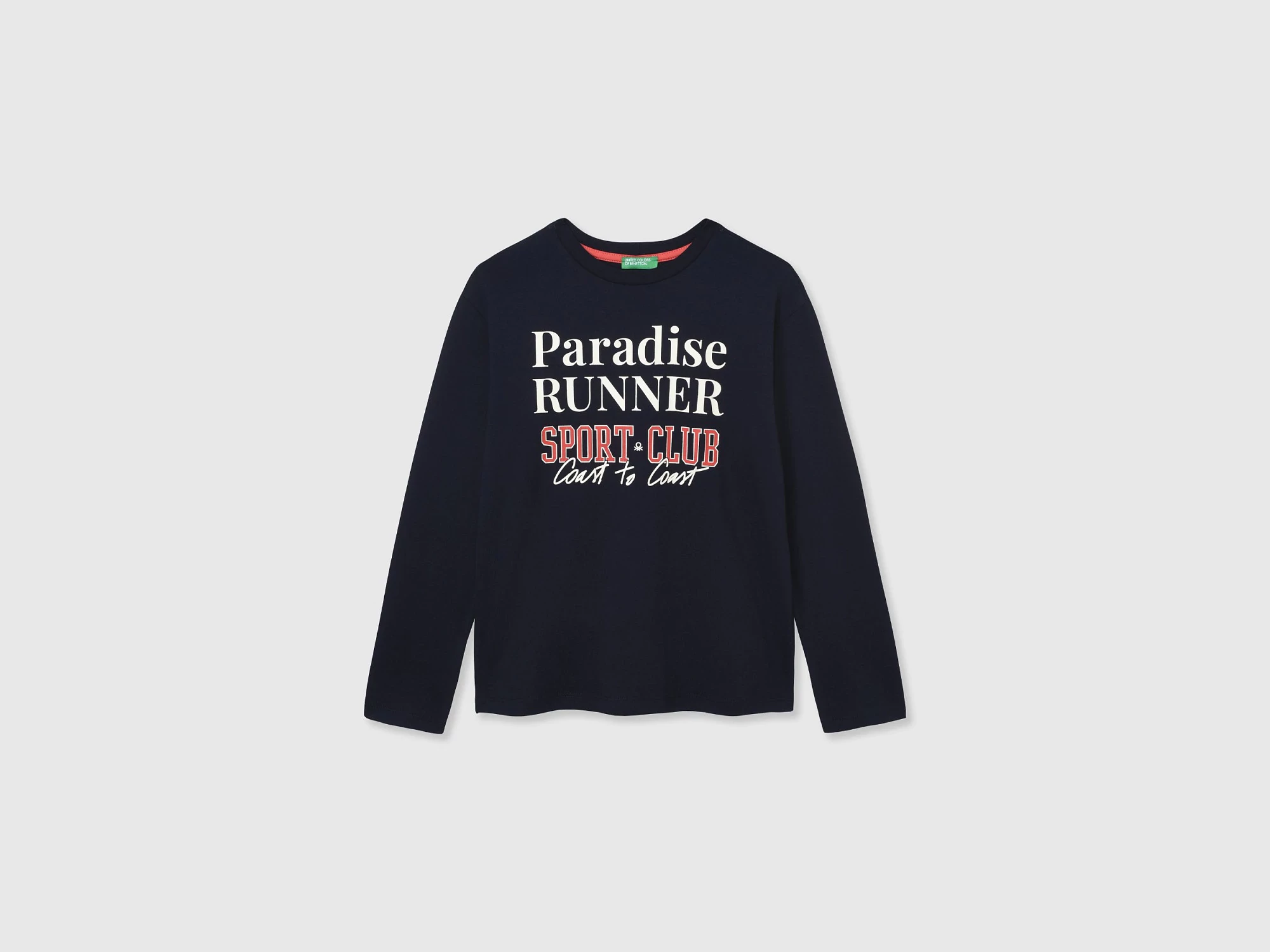 United Colors Of Benetton / Лонгслив с принтом для мальчика