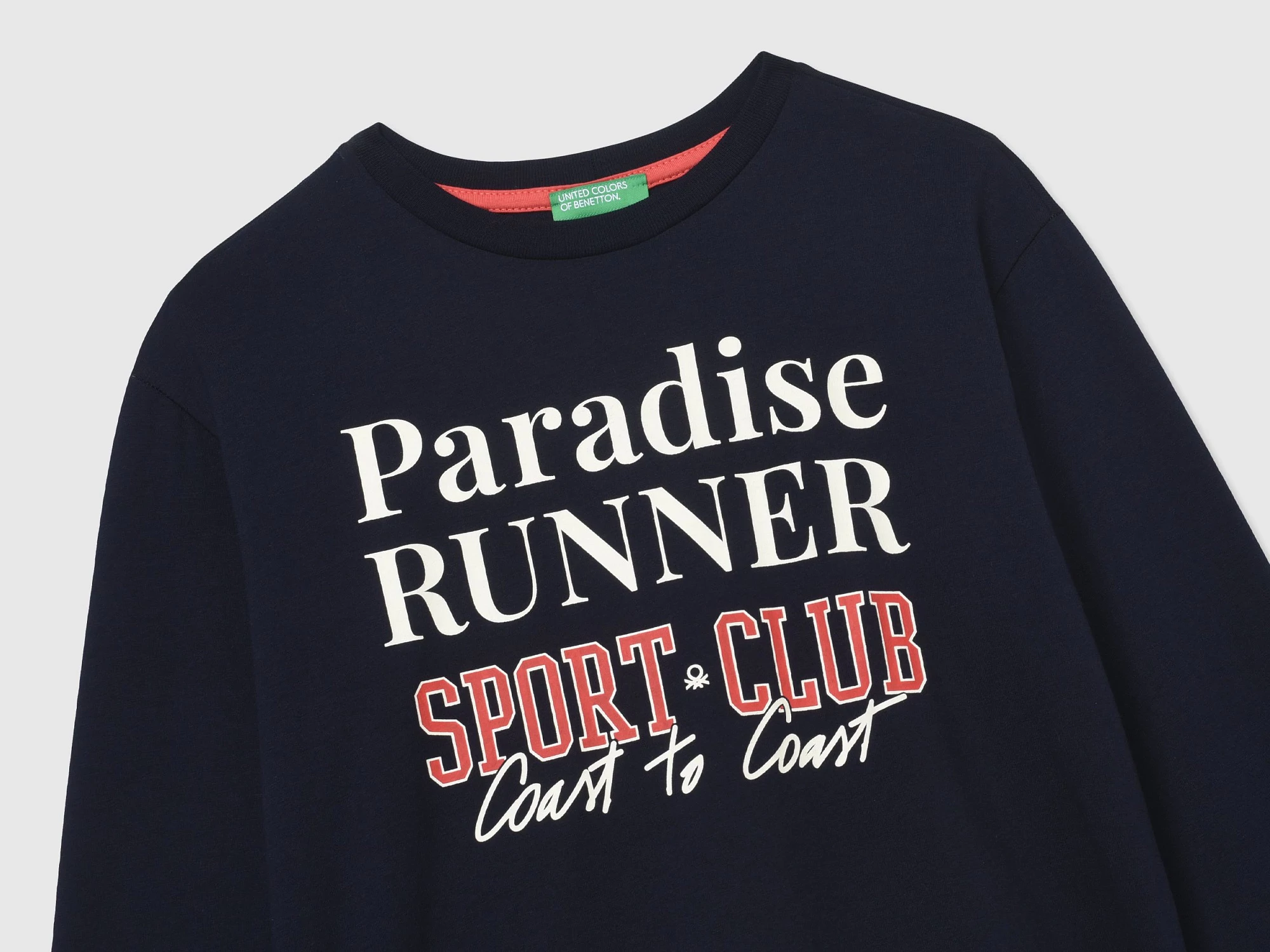 United Colors Of Benetton / Лонгслив с принтом для мальчика