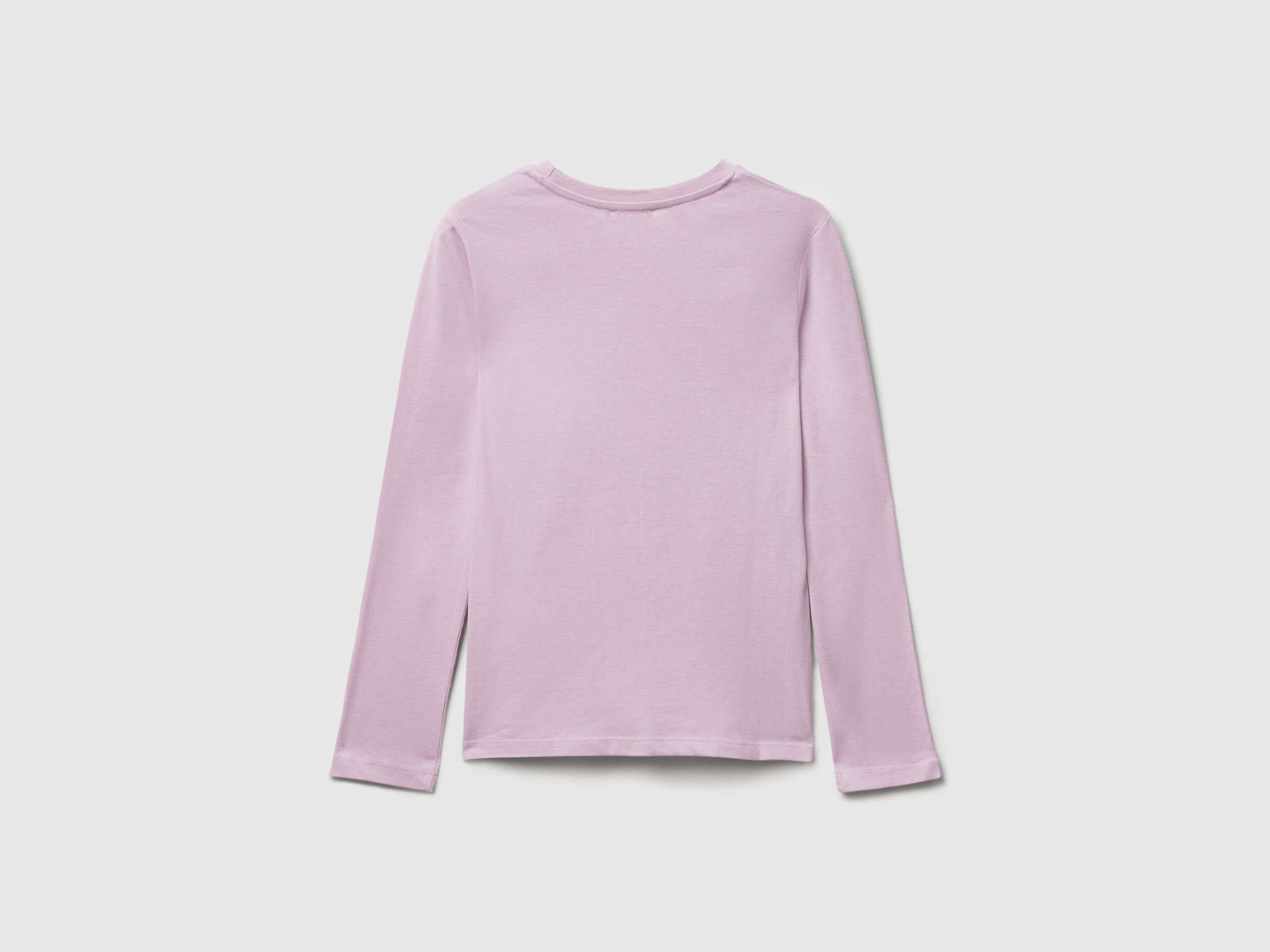 United Colors Of Benetton / Лонгслив c принтом для девочки - фото 2