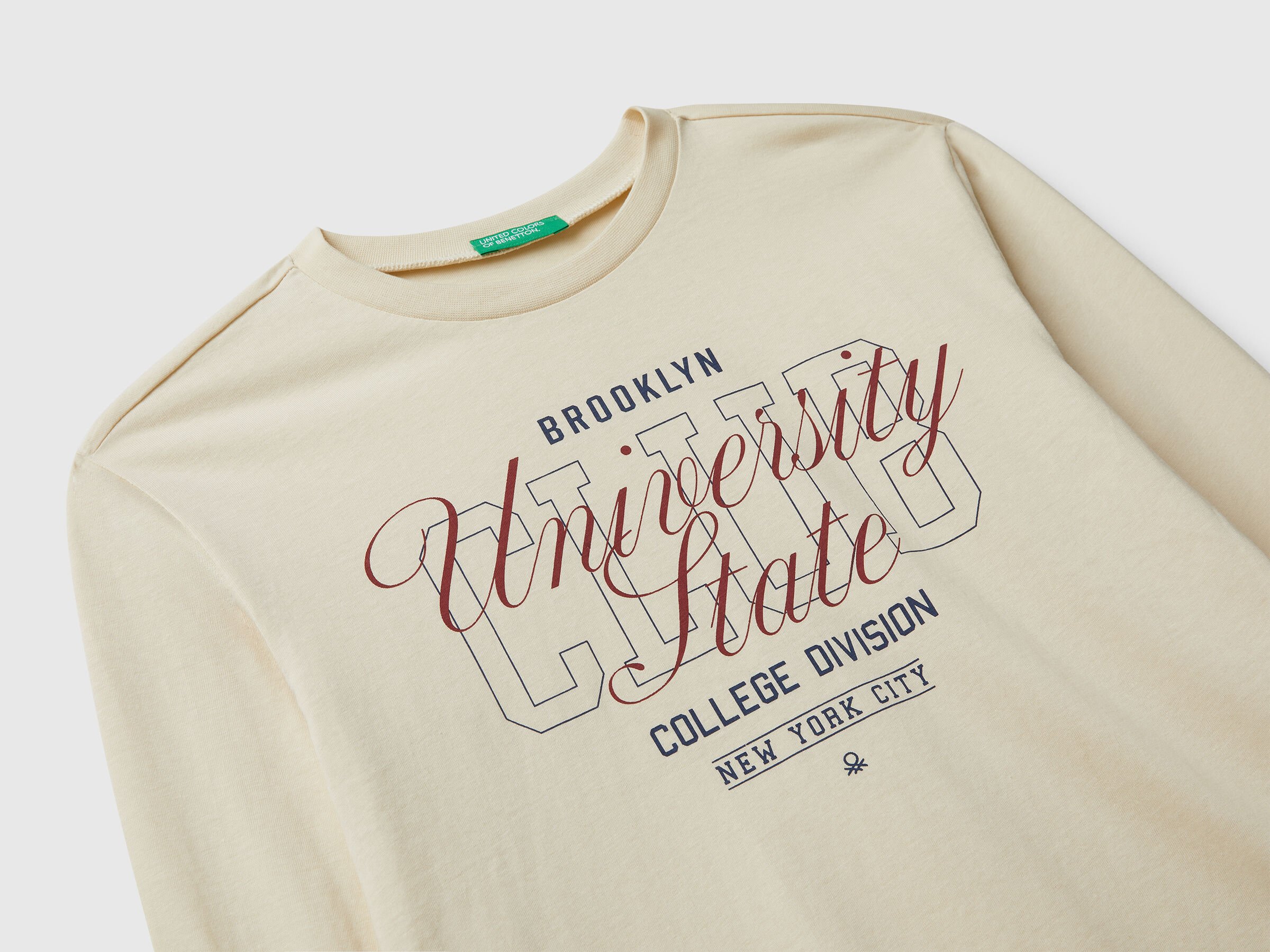 United Colors Of Benetton / Лонгслив с принтом для мальчика - фото 3