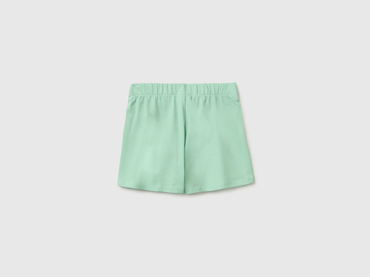 United Colors Of Benetton / Шорты-юбка трикотажные для девочки - фото 2