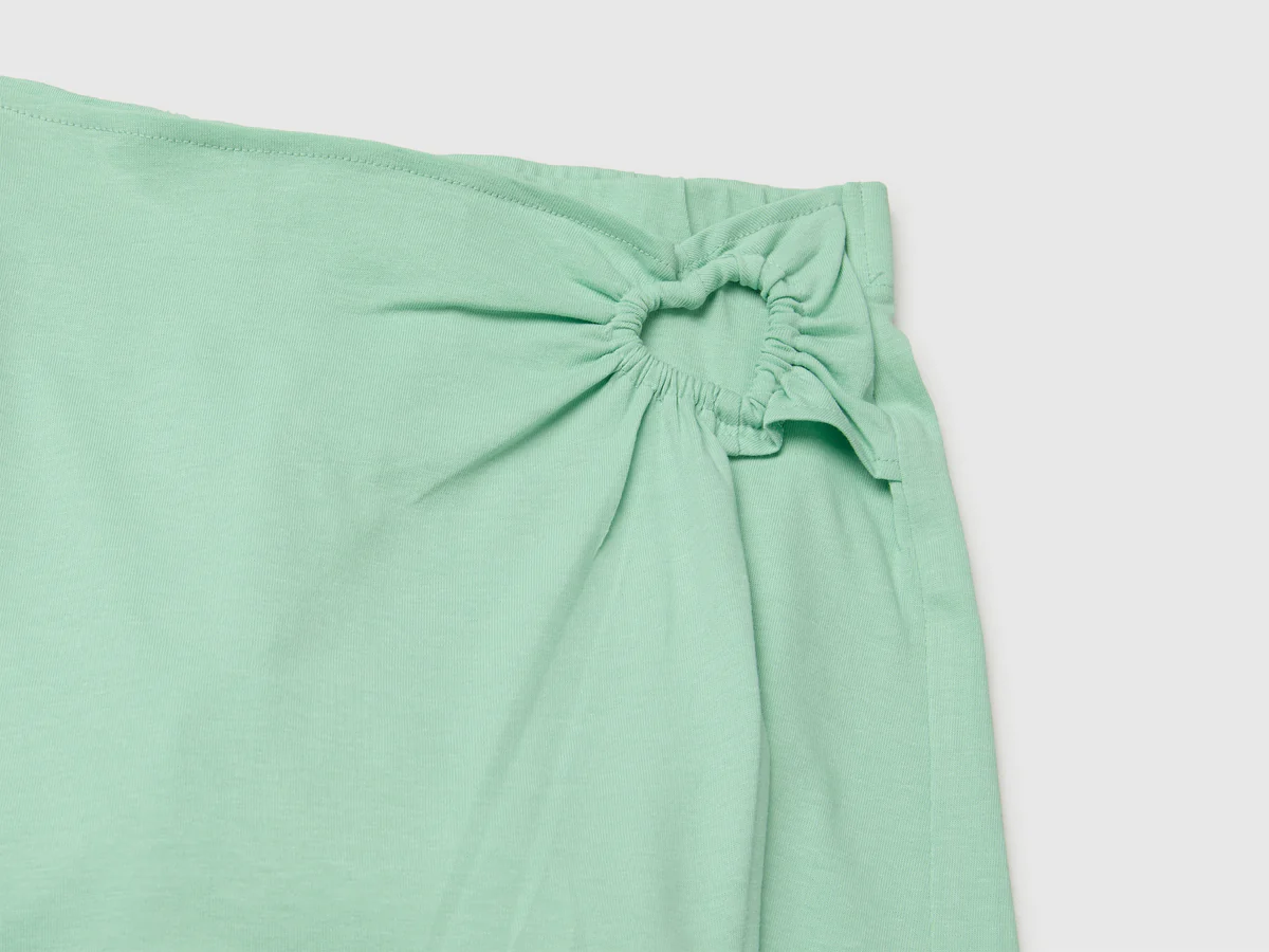 United Colors Of Benetton / Шорты-юбка трикотажные для девочки - фото 3