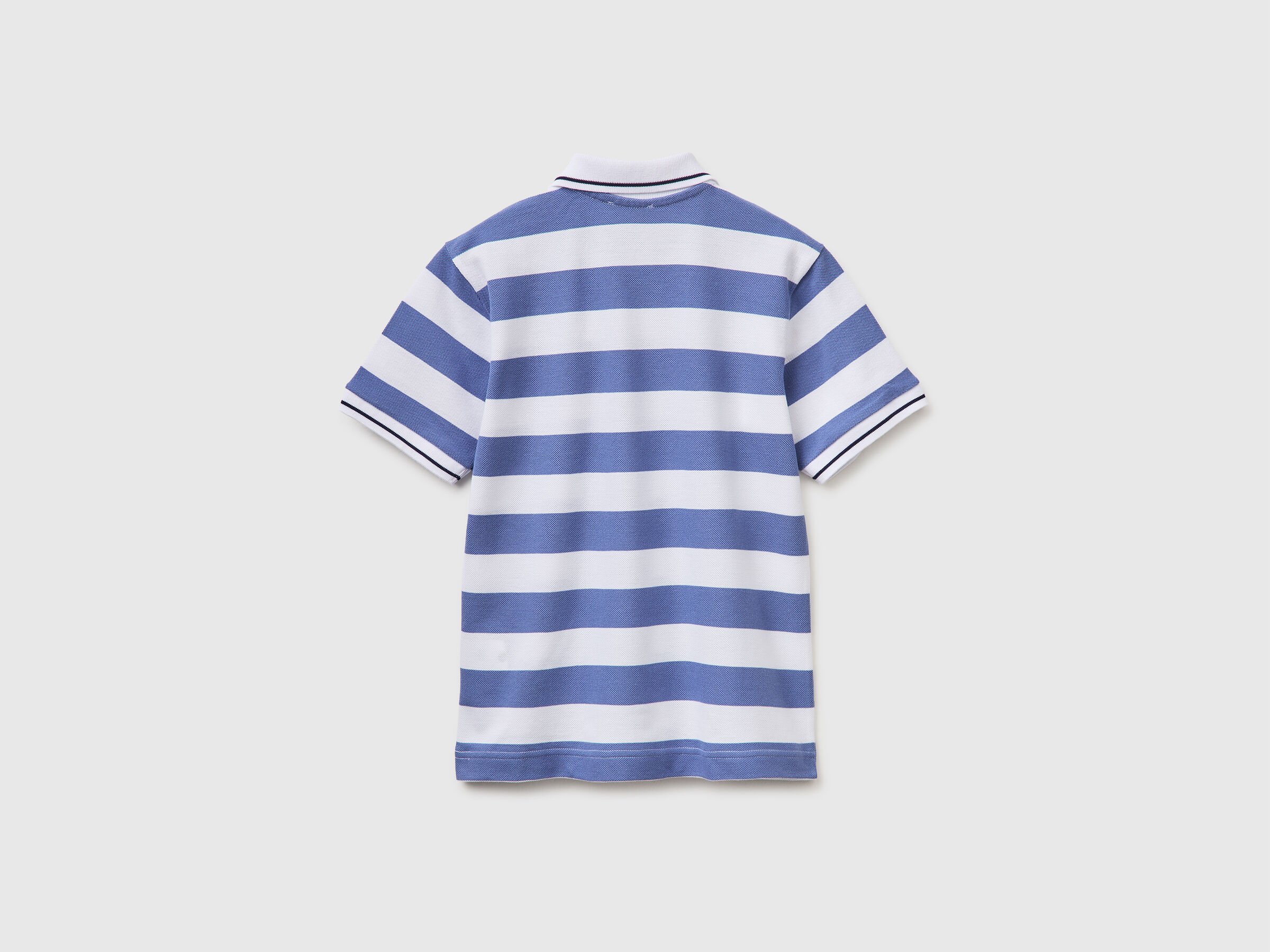 United Colors Of Benetton / Поло из ткани пике с коротким рукавом для мальчика - фото 2