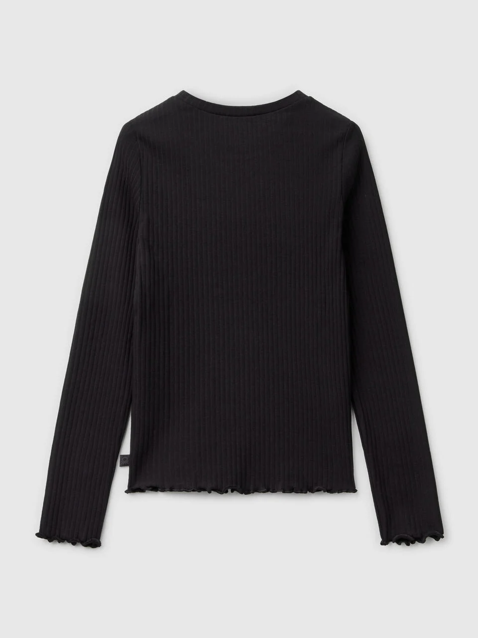 United Colors Of Benetton / Лонгслив в рубчик для девочки - фото 2