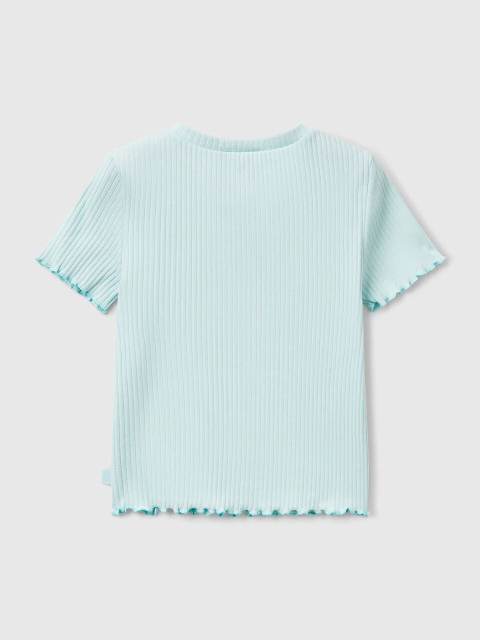 United Colors Of Benetton / Футболка в рубчик для девочки - фото 2