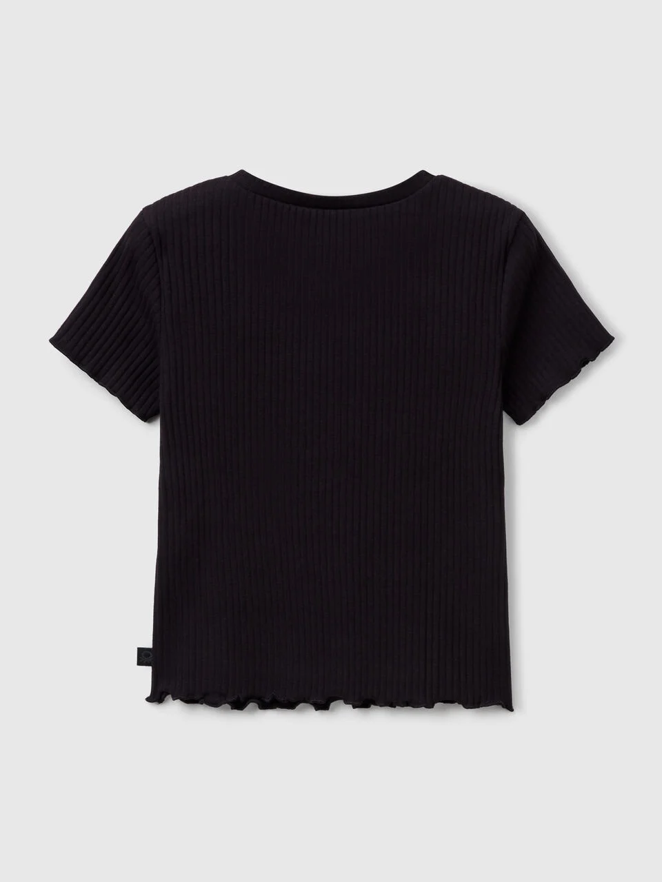 United Colors Of Benetton / Футболка в рубчик для девочки - фото 2