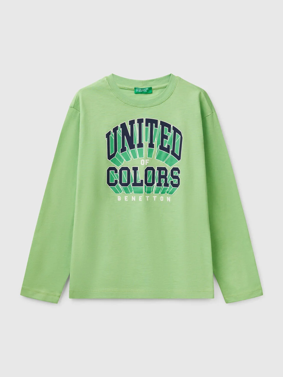 United Colors Of Benetton / Лонгслив с логотипом для мальчика