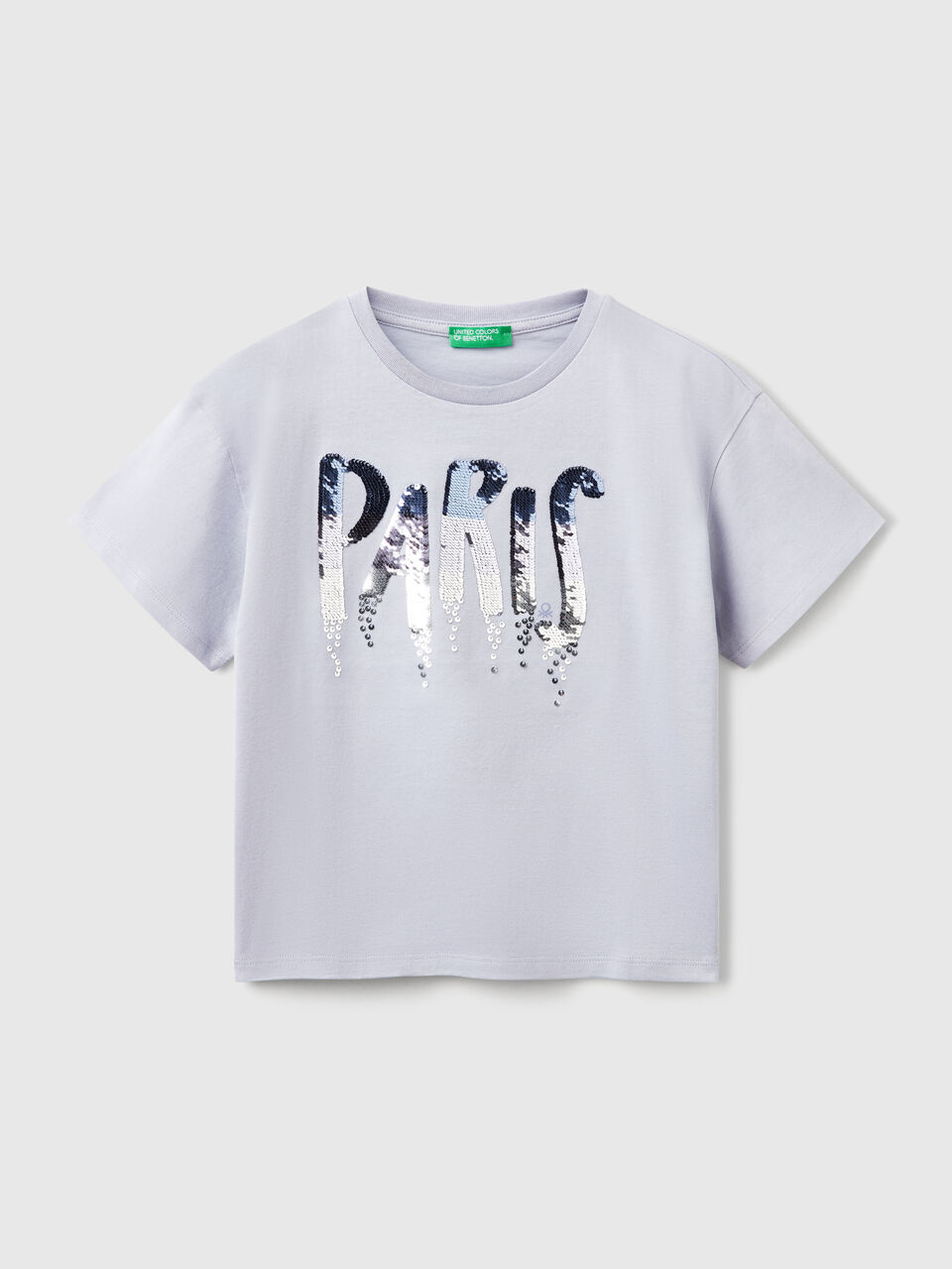 United Colors Of Benetton / Футболка с пайетками для девочки