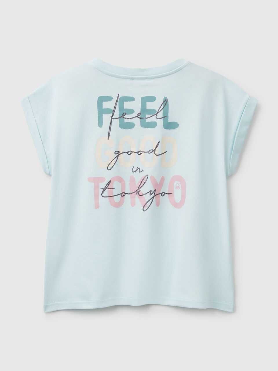 United Colors Of Benetton / Футболка с принтом на спине для девочки