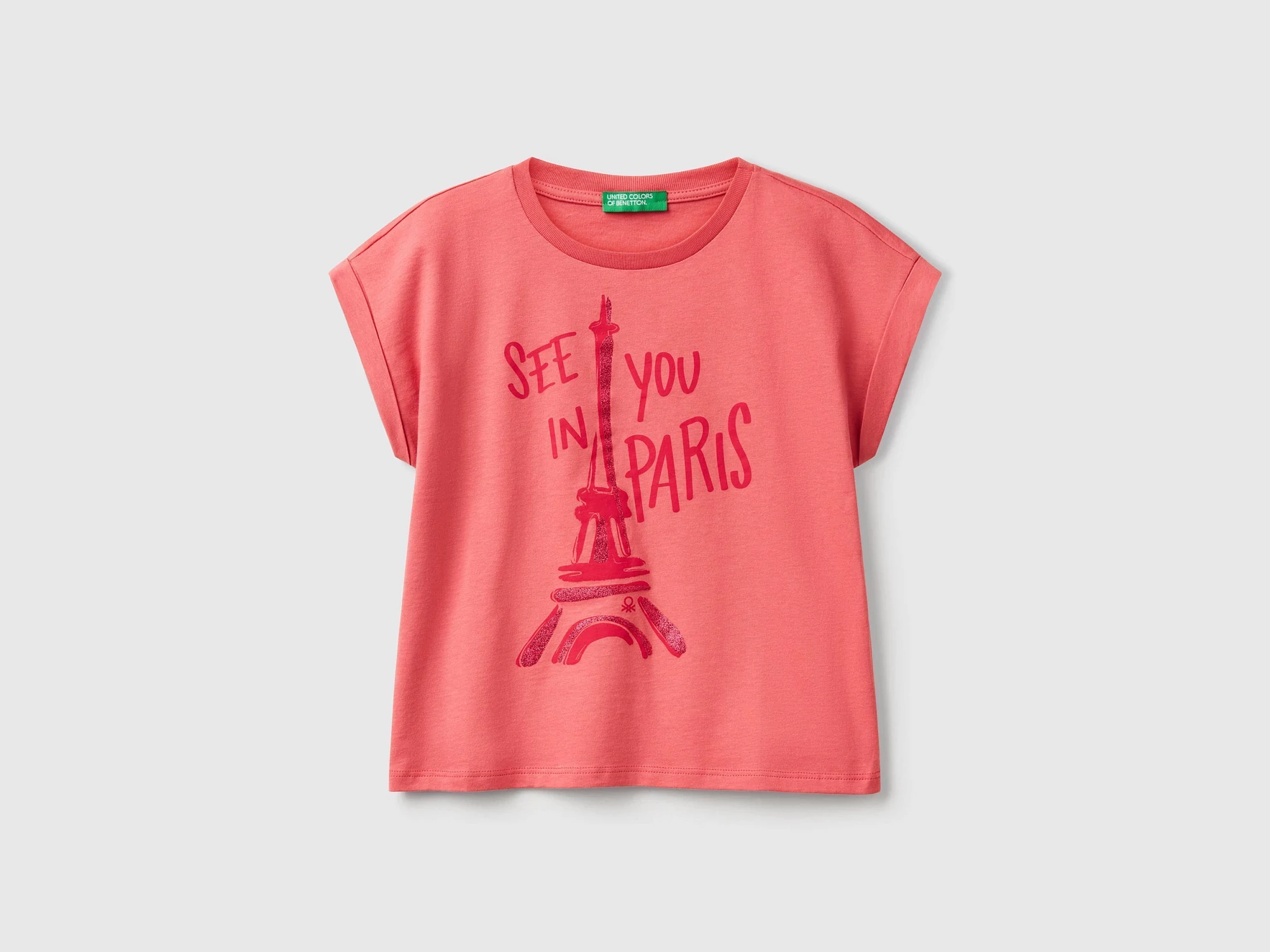 United Colors Of Benetton / Футболка с принтом для девочки