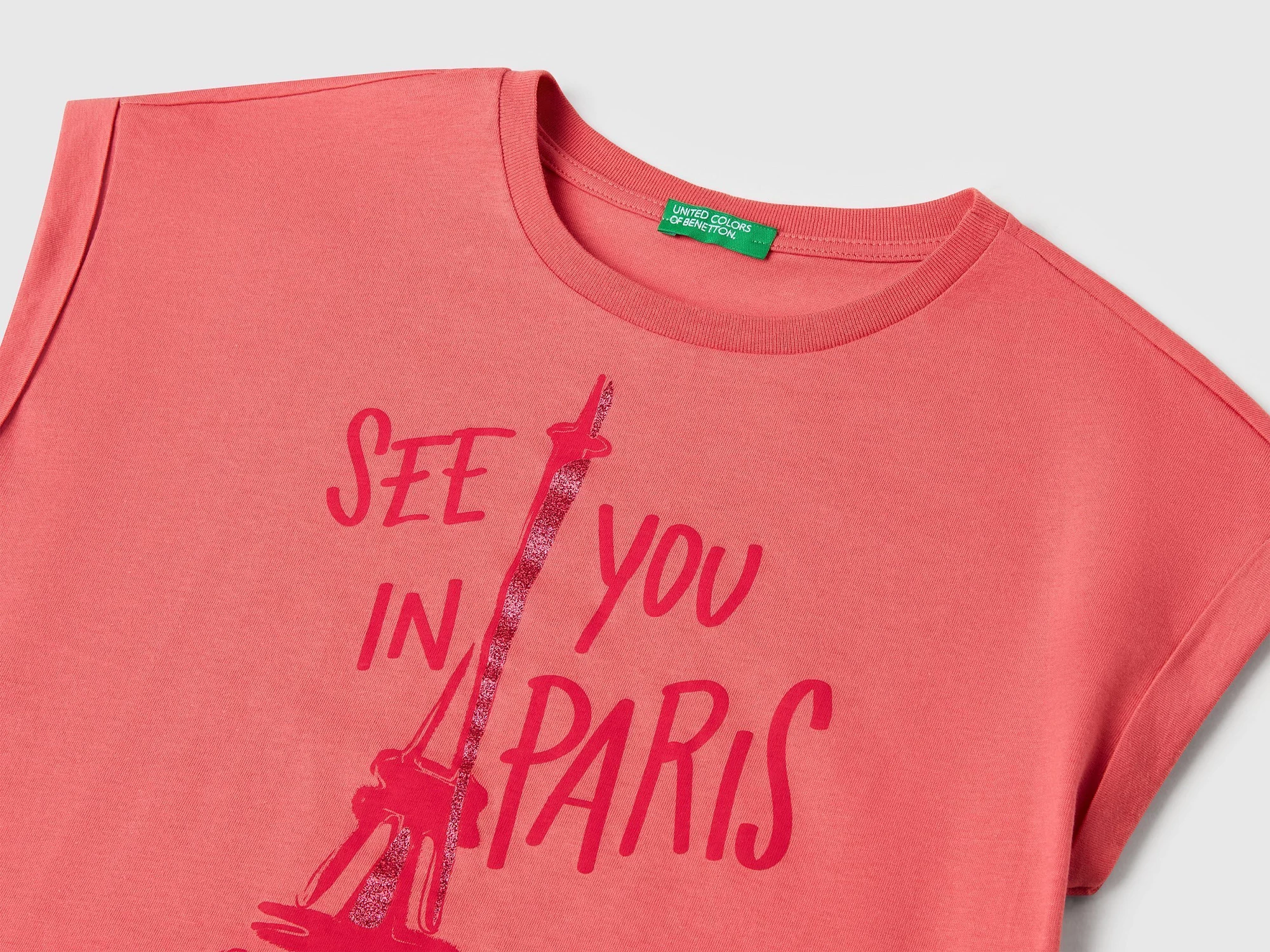United Colors Of Benetton / Футболка с принтом для девочки