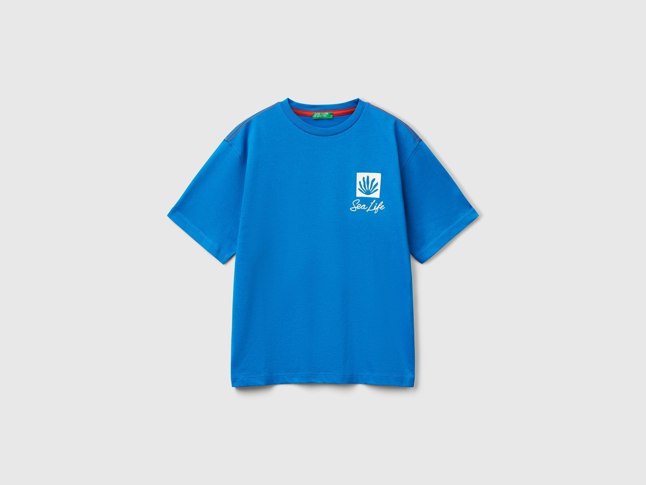 United Colors Of Benetton / Футболка с принтом на спине для мальчика