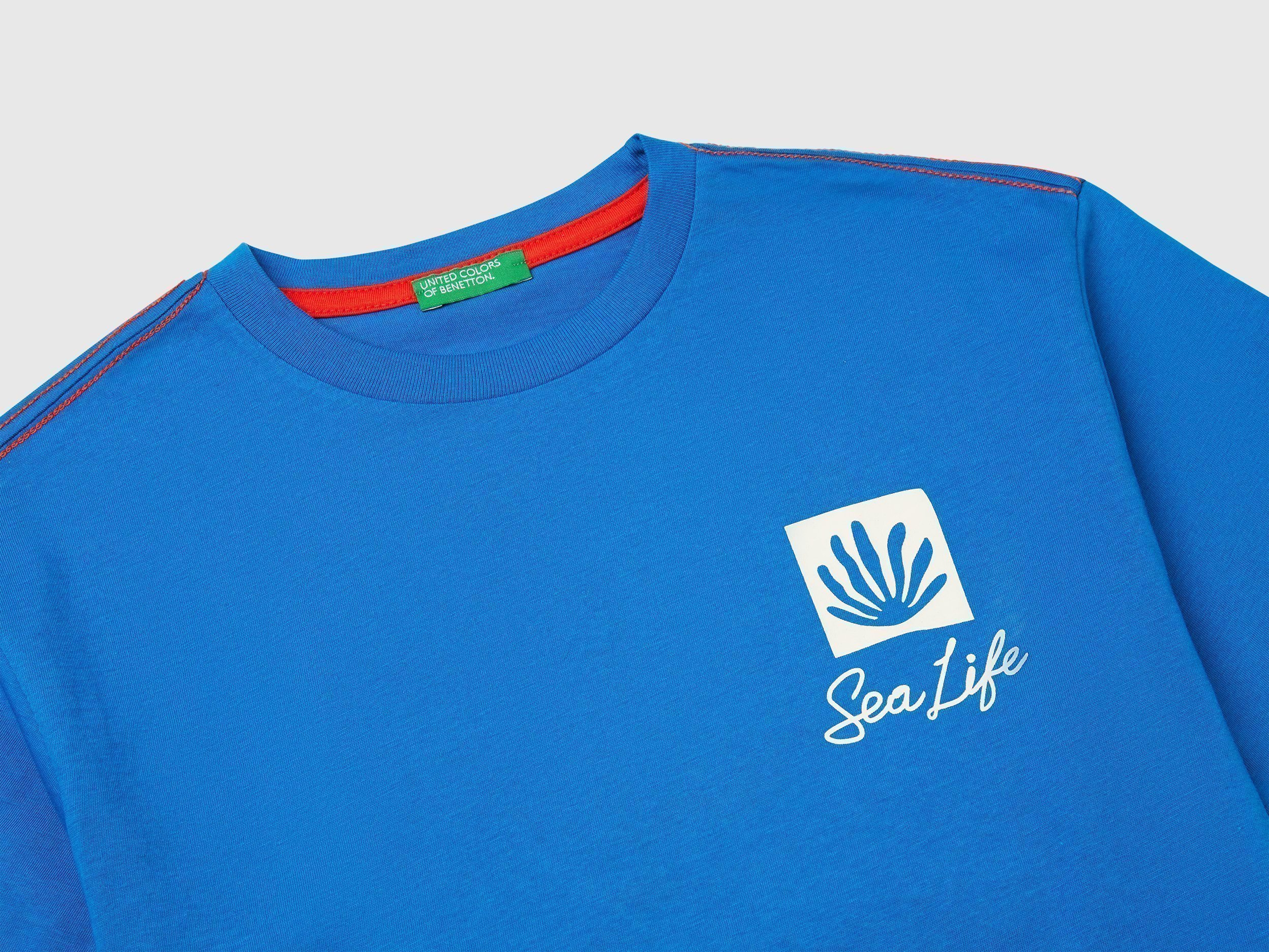 United Colors Of Benetton / Футболка с принтом на спине для мальчика