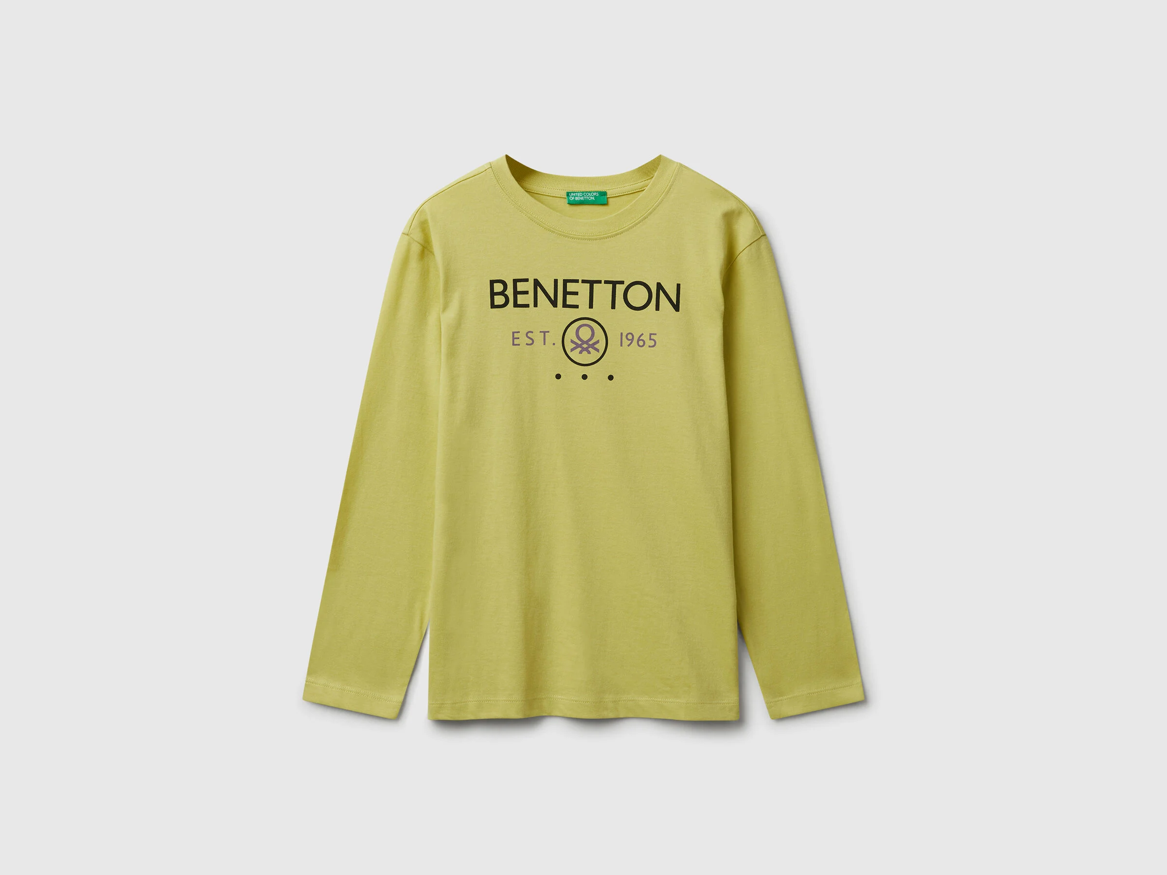 United Colors Of Benetton / Лонгслив с логотипом для мальчика