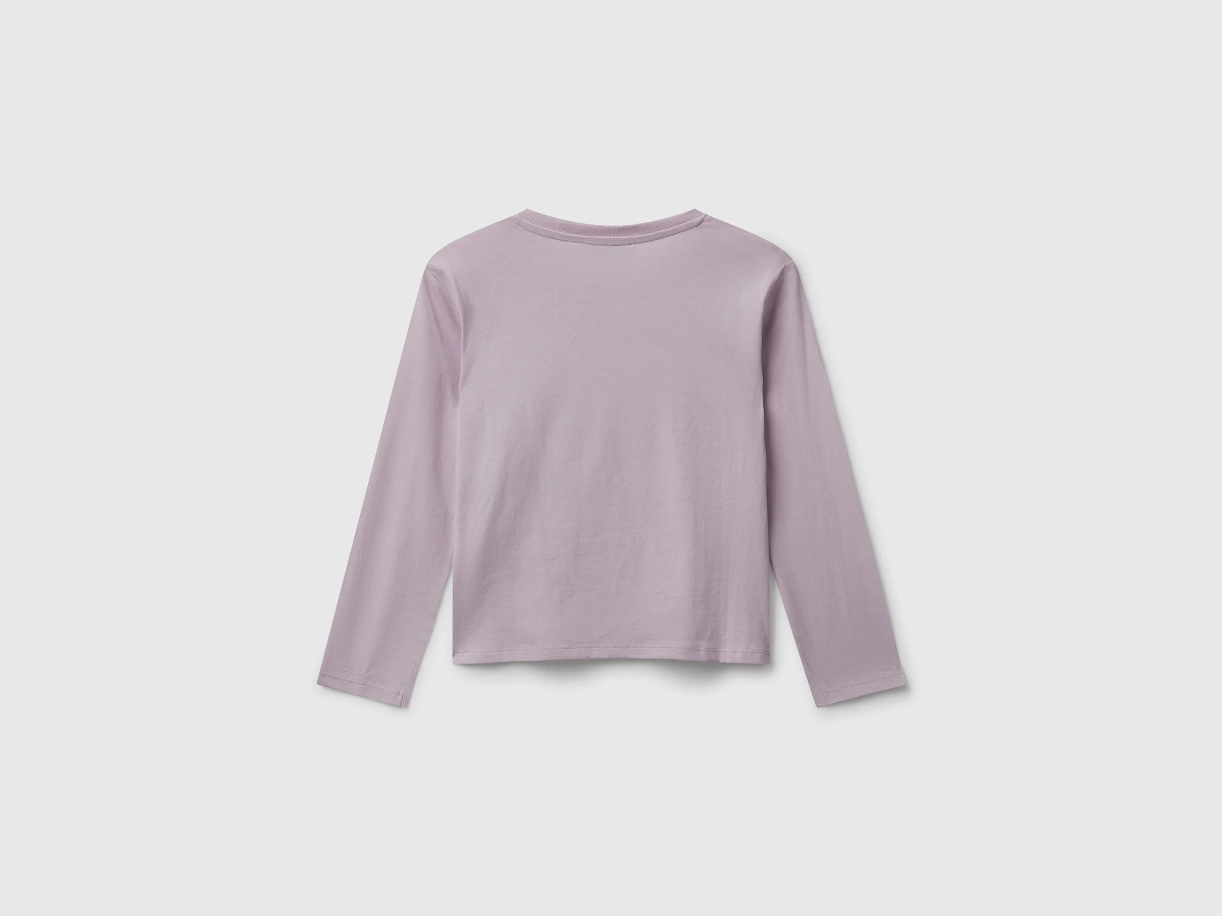 United Colors Of Benetton / Лонгслив с пайетками для девочки - фото 2