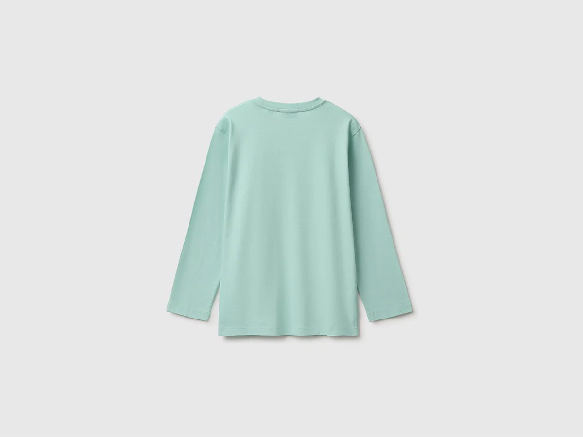United Colors Of Benetton / Лонгслив с принтом для мальчика - фото 2