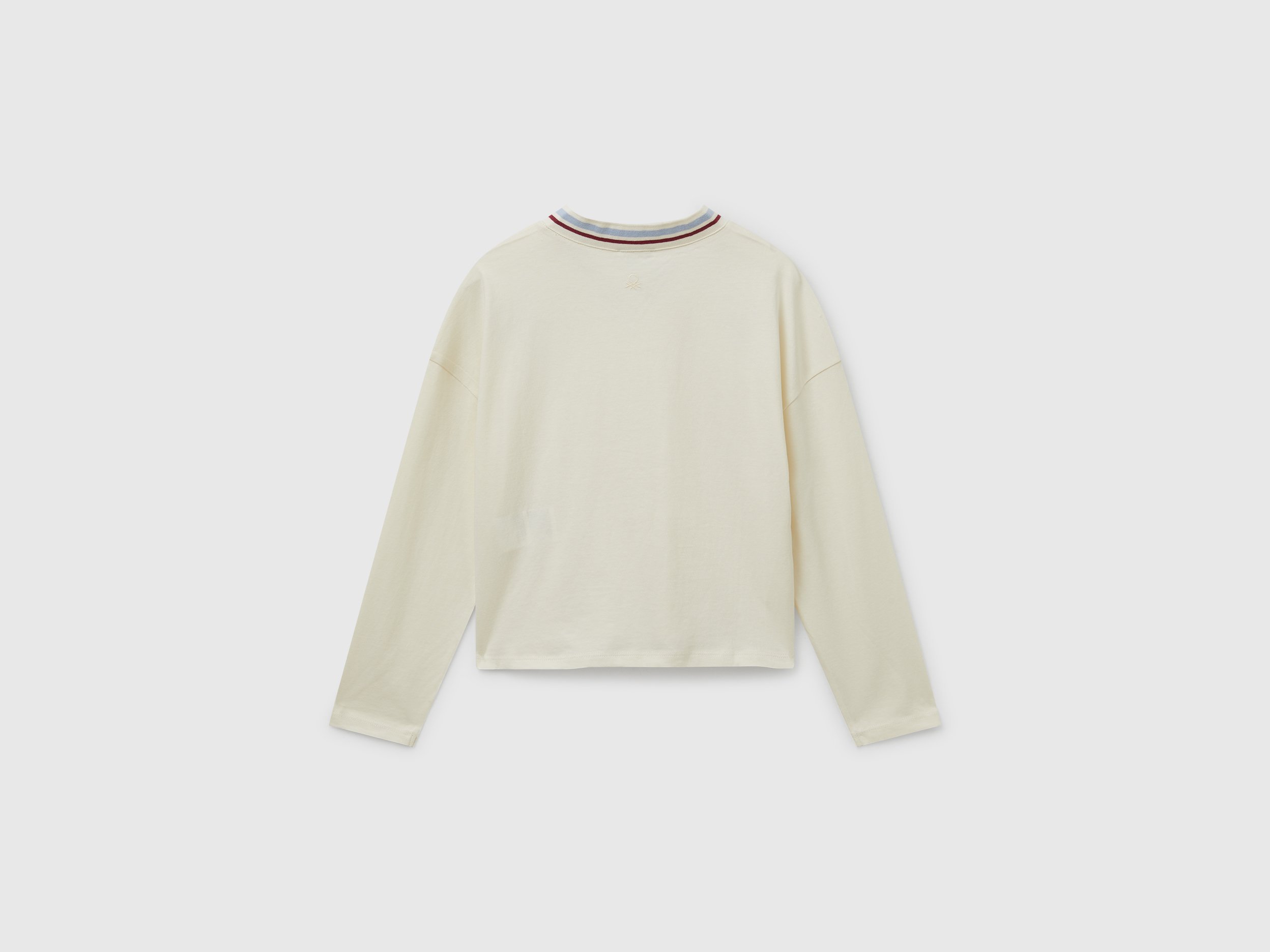 United Colors Of Benetton / Лонгслив с пайетками для девочки - фото 2