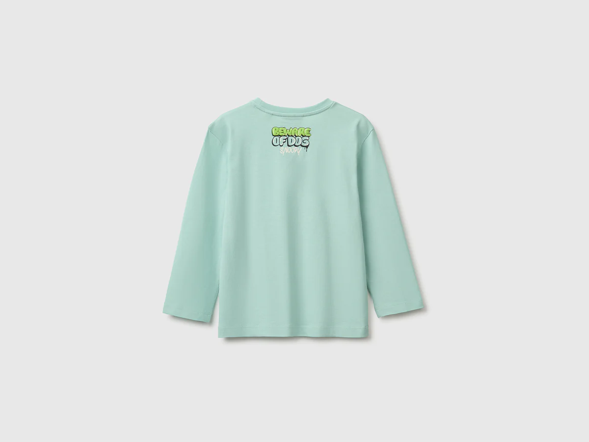 United Colors Of Benetton / Лонгслив с принтом для мальчика - фото 2