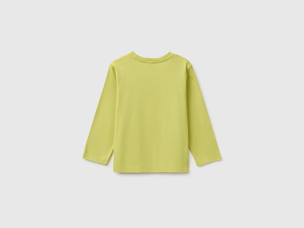 United Colors Of Benetton / Лонгслив с принтом для мальчика - фото 2