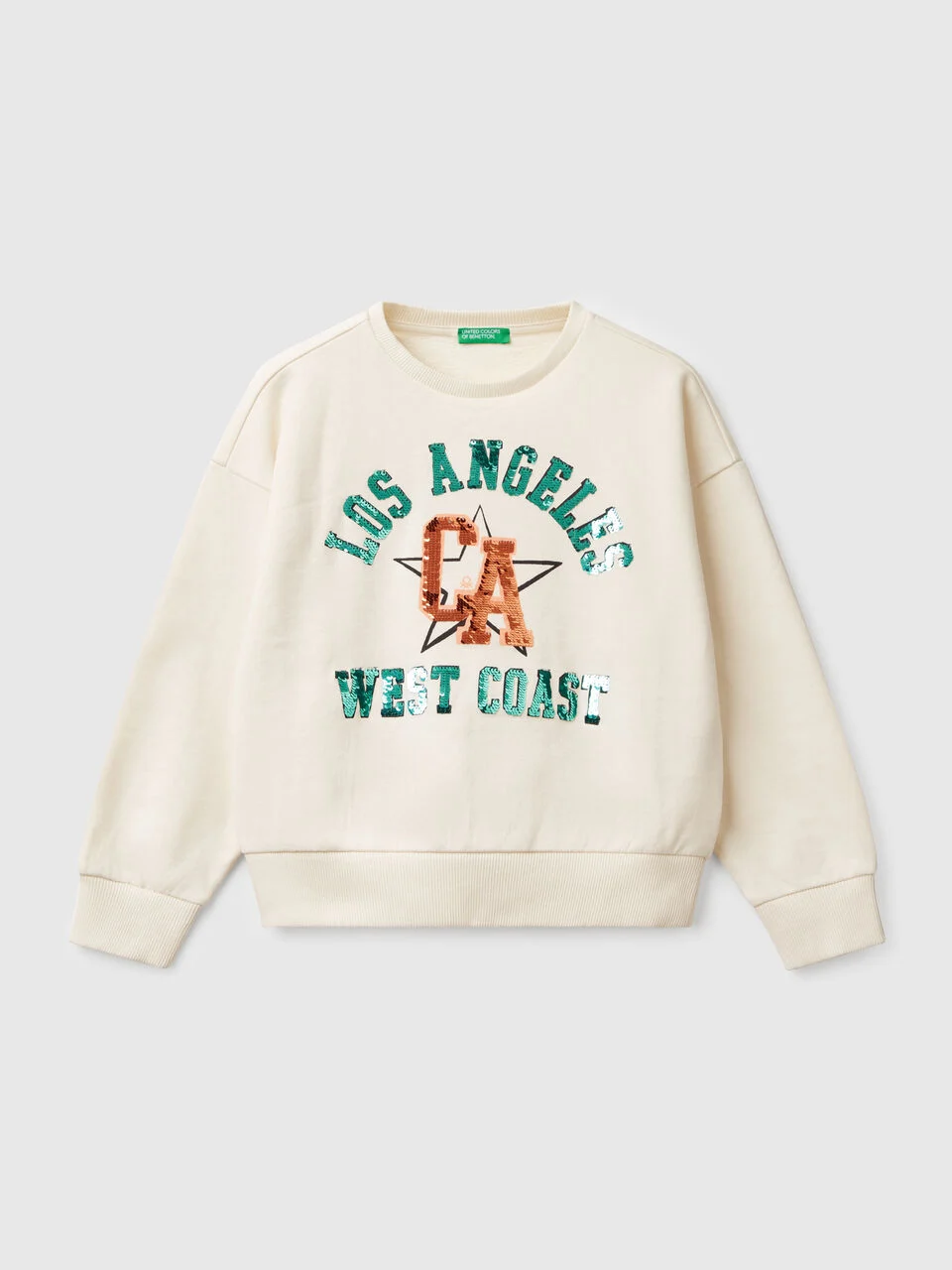 United Colors Of Benetton / Свитшот с пайетками для девочки