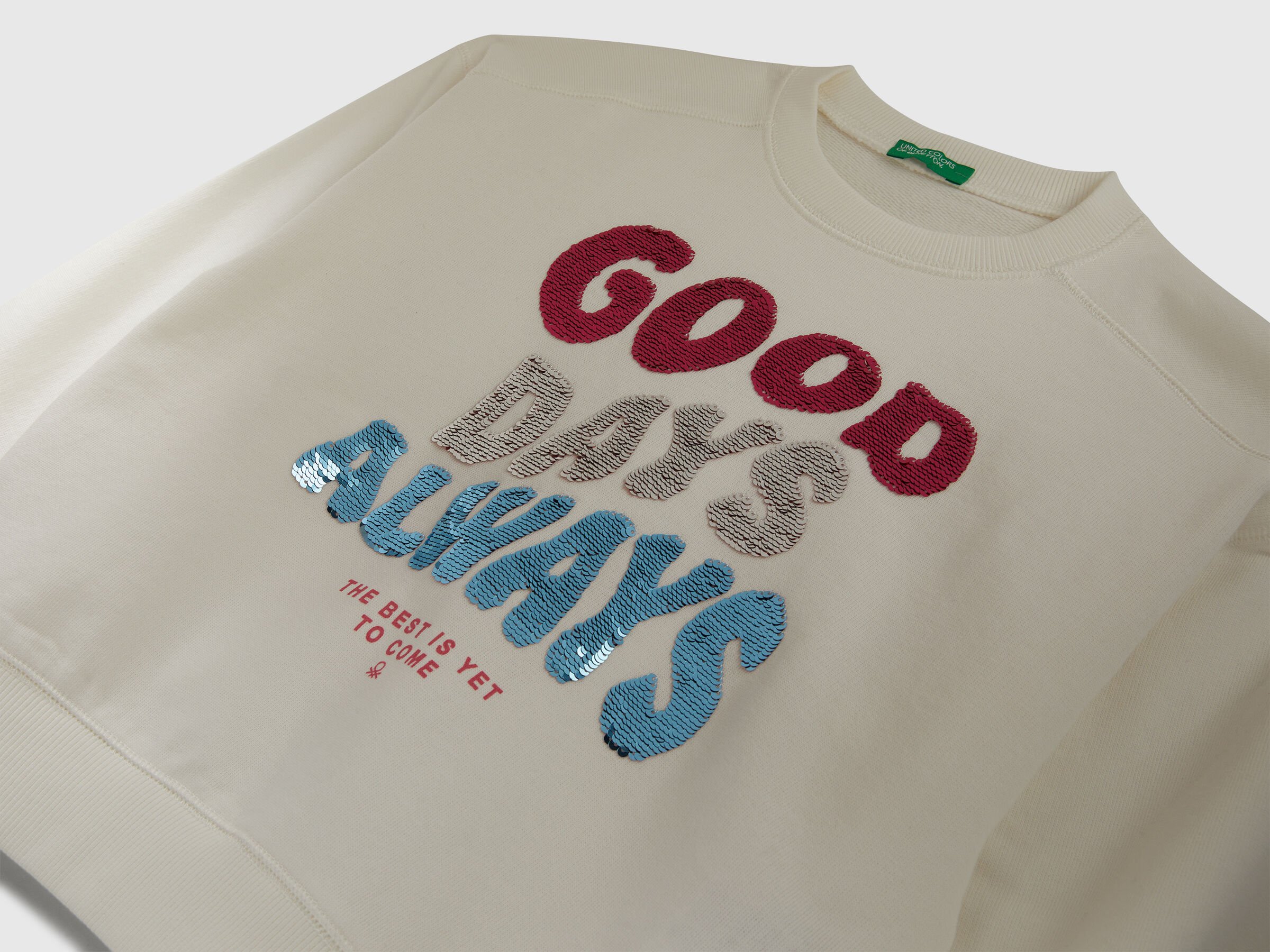 United Colors Of Benetton / Свитшот с пайетками для девочки