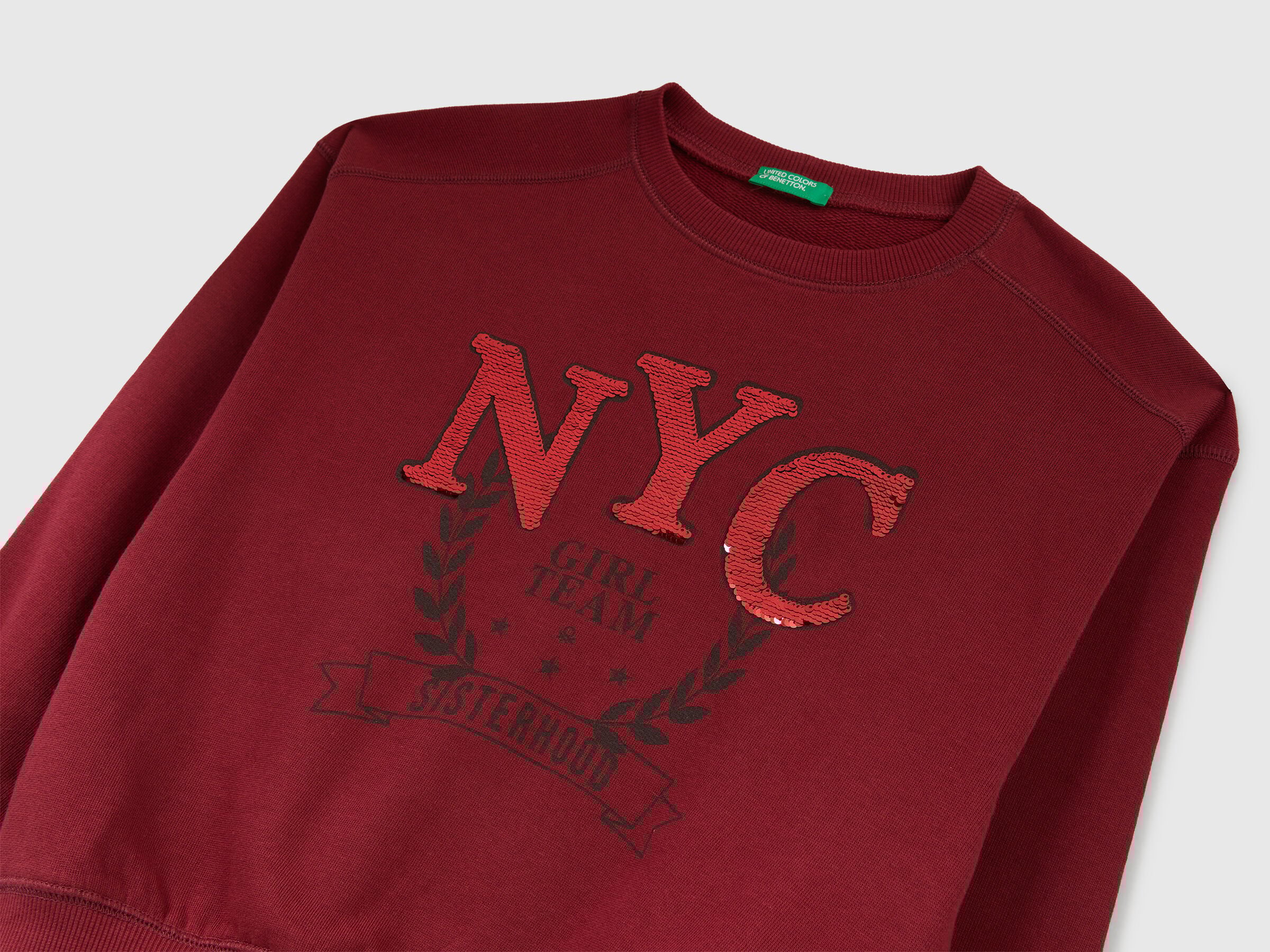 United Colors Of Benetton / Свитшот с пайетками для девочки