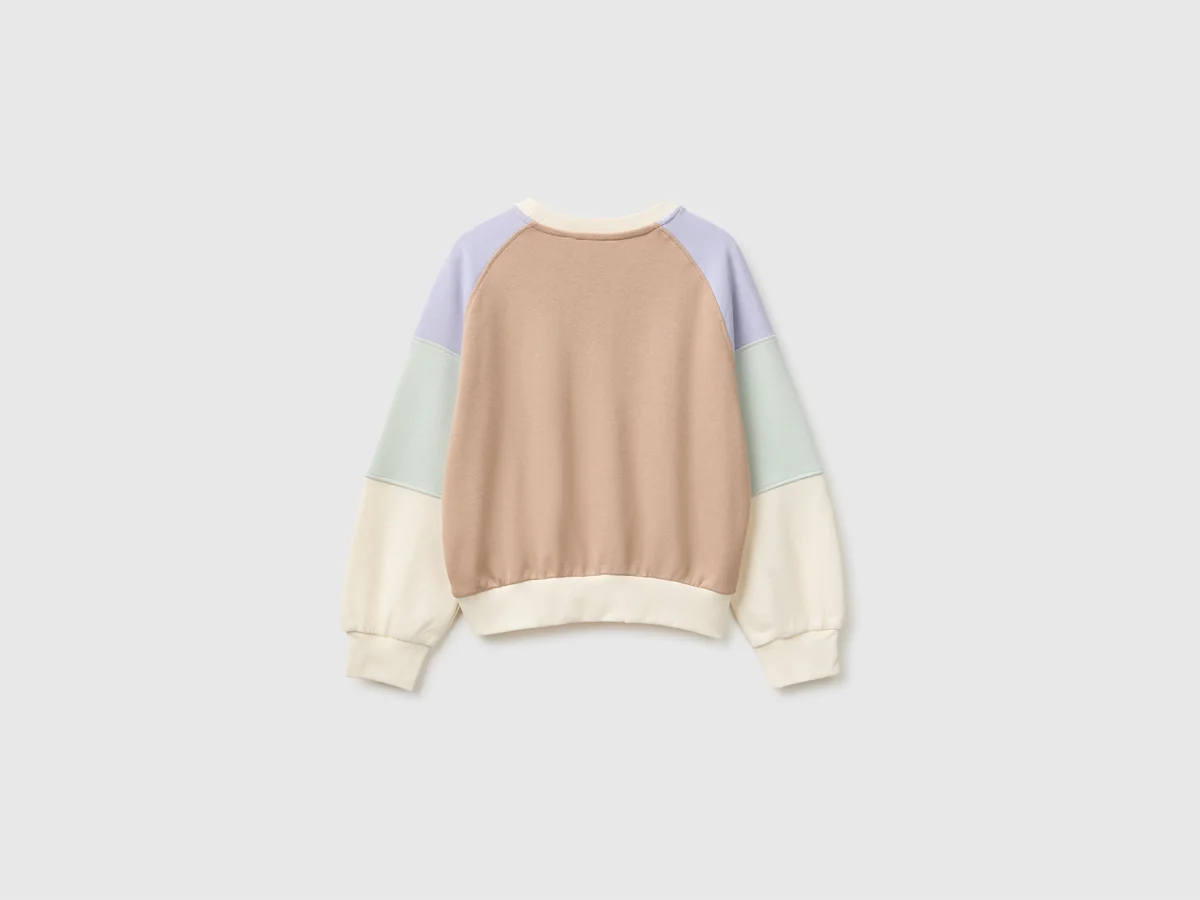 United Colors Of Benetton / Свитшот с логотипом для девочки - фото 2