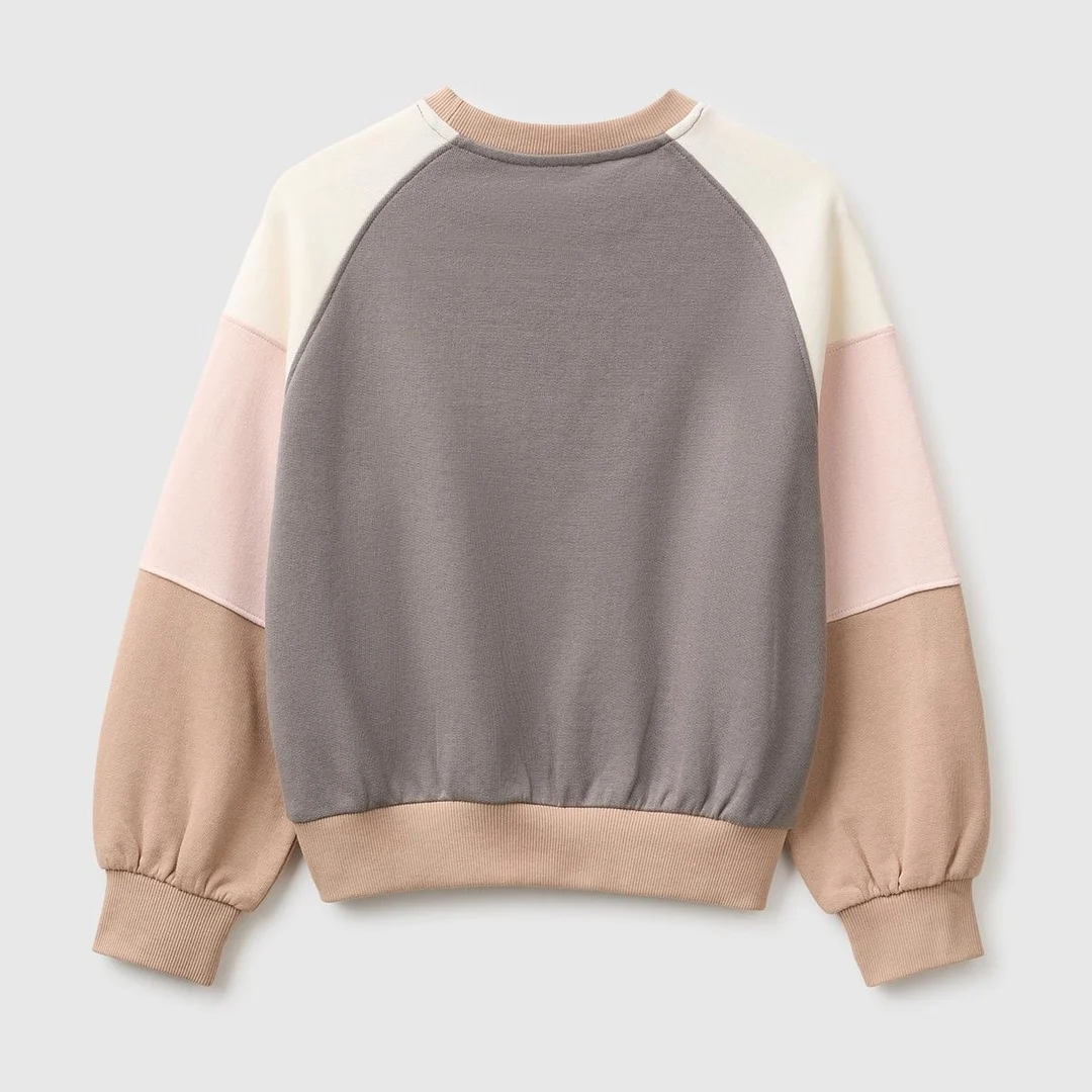 United Colors Of Benetton / Свитшот с логотипом для девочки - фото 2