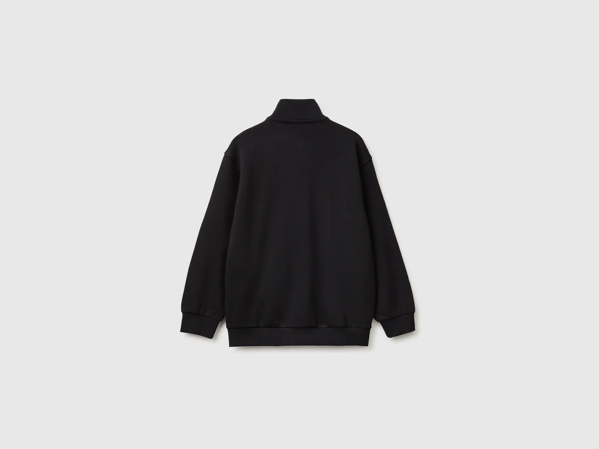 United Colors Of Benetton / Толстовка на молнии с логотипом для мальчика - фото 2
