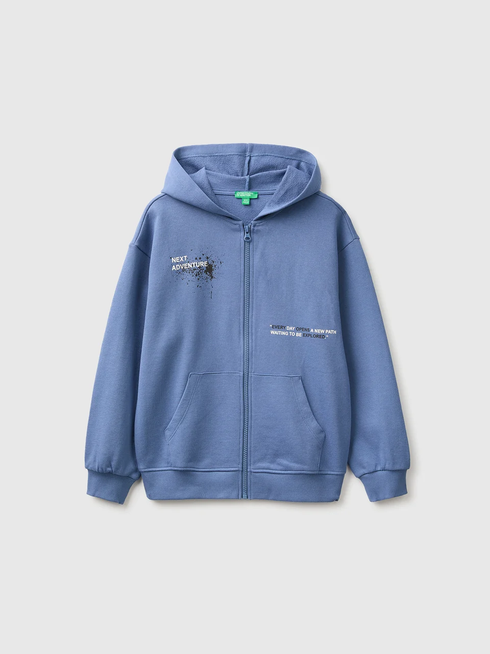 United Colors Of Benetton / Толстовка на молнии с принтом для мальчика