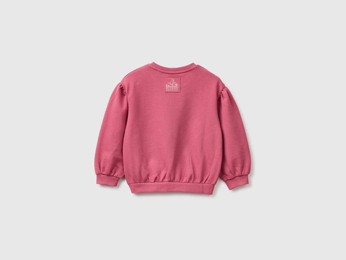 United Colors Of Benetton / Свитшот с принтом для девочки - фото 2