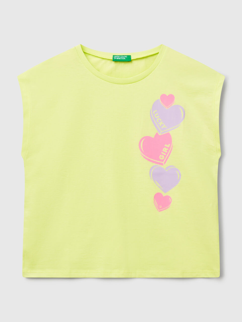 United Colors Of Benetton / Футболка с принтом для девочки