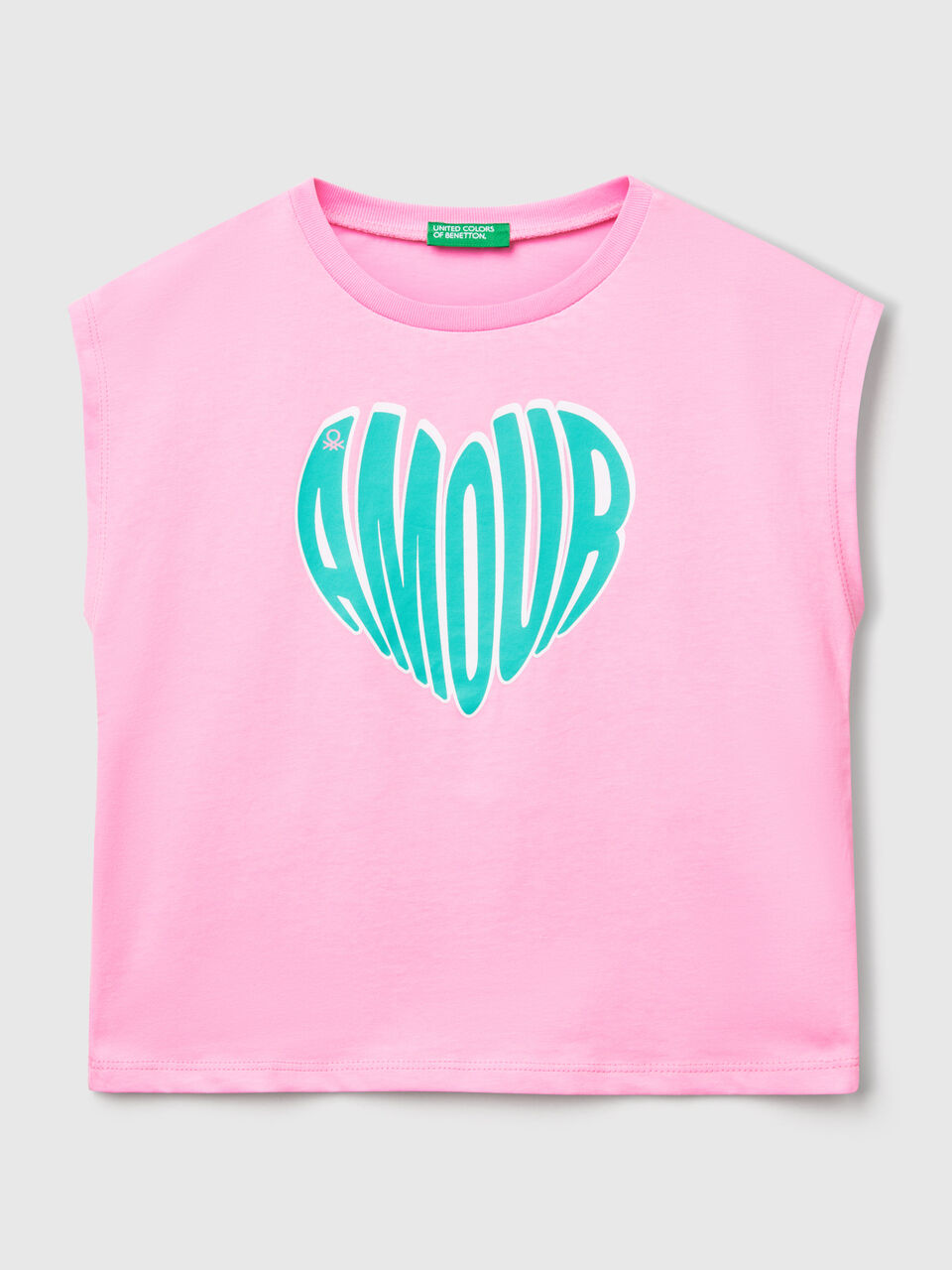 United Colors Of Benetton / Футболка с принтом для девочки