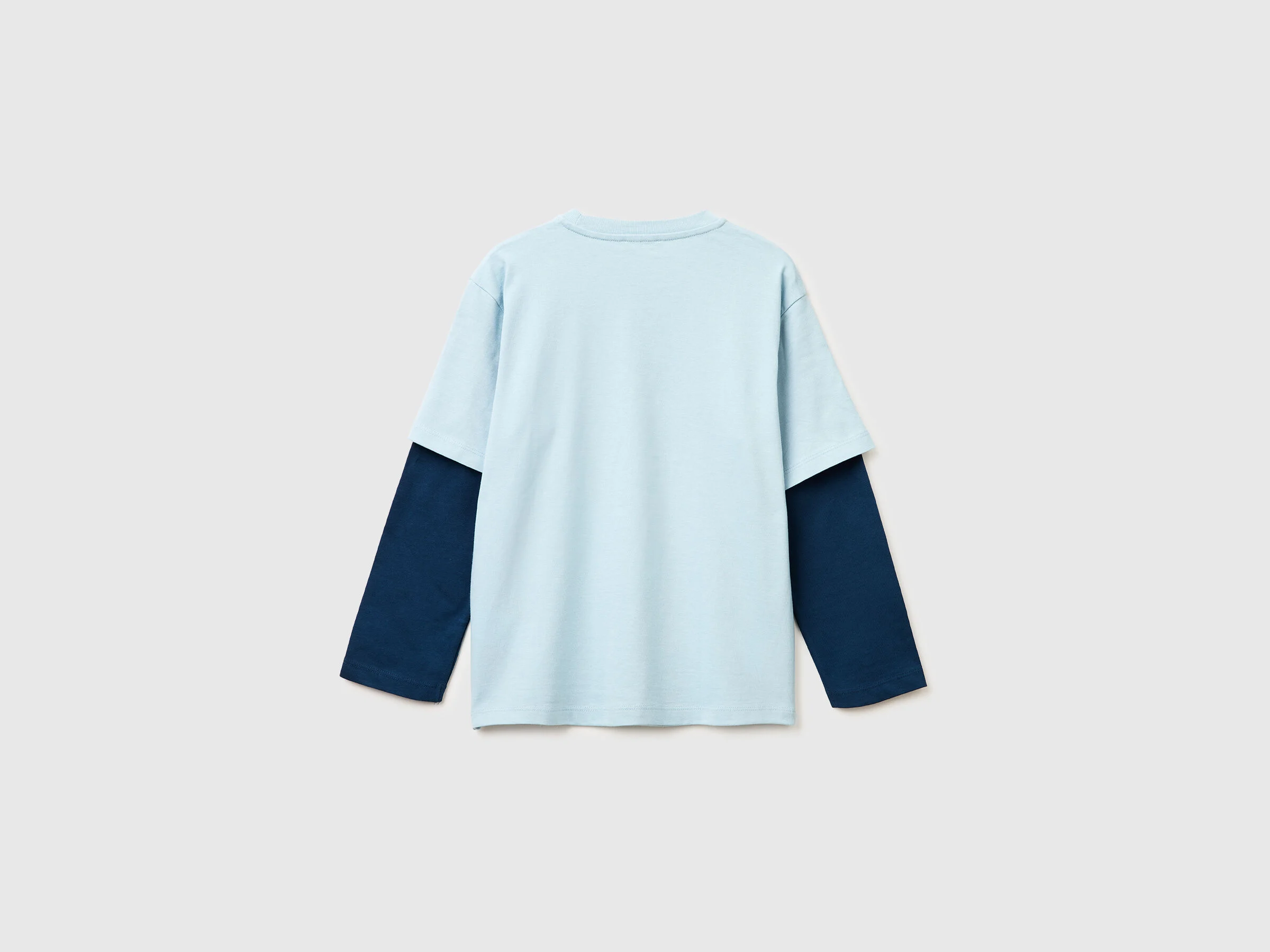 United Colors Of Benetton / Лонгслив с принтом для мальчика - фото 2